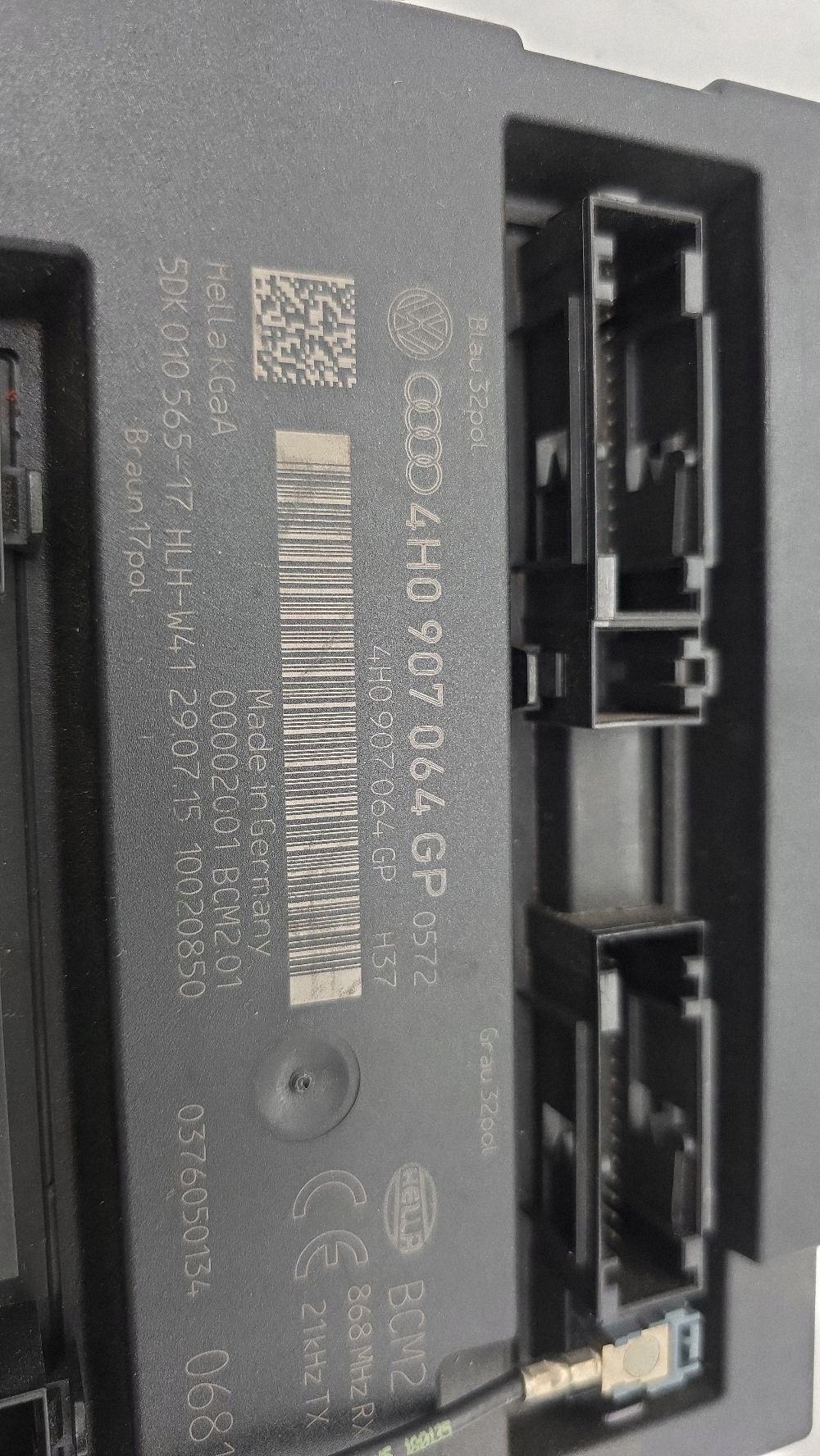 Module de confort Audi A6 C7 A7 A8 4H0907064GP image 9