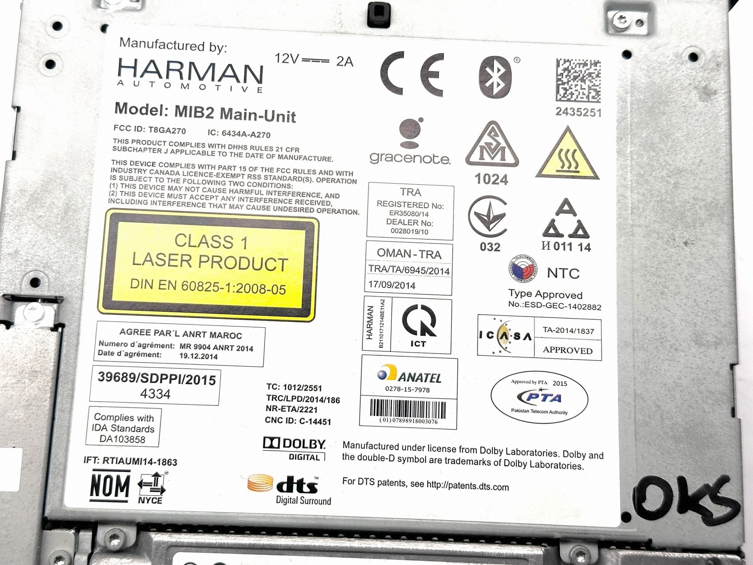 Central Multimedia Audi TT TTS RS Mk3 8S 8S0035043 image 5