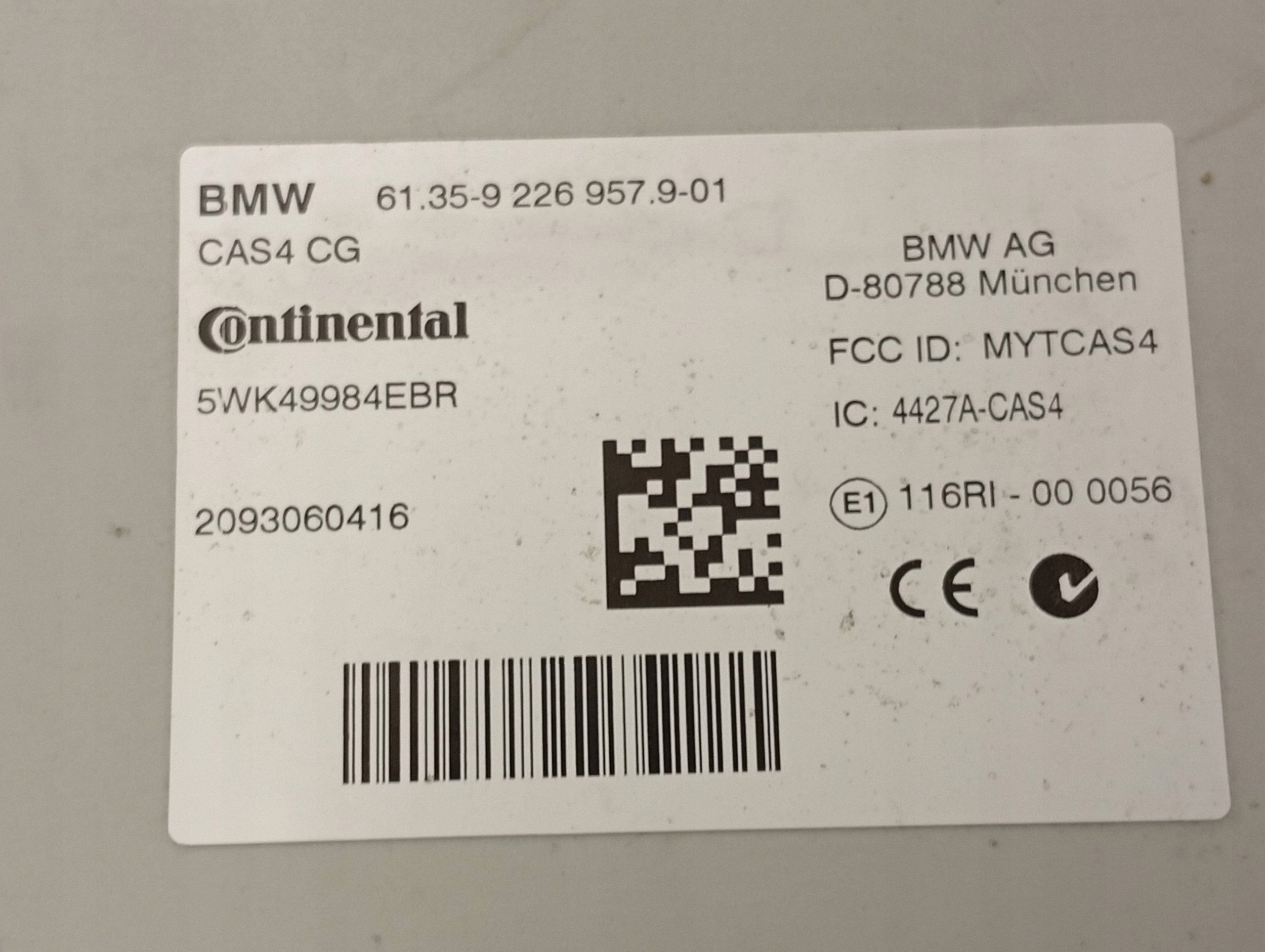 BMW 5 GT F07 CAS 9226957 2009 image 6
