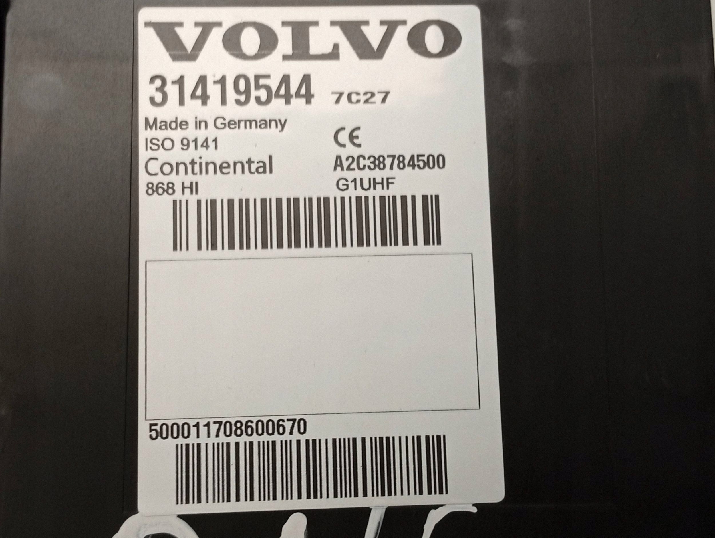 Volvo S60 II V60 I XC60 Module Keyless 31419544 image 5