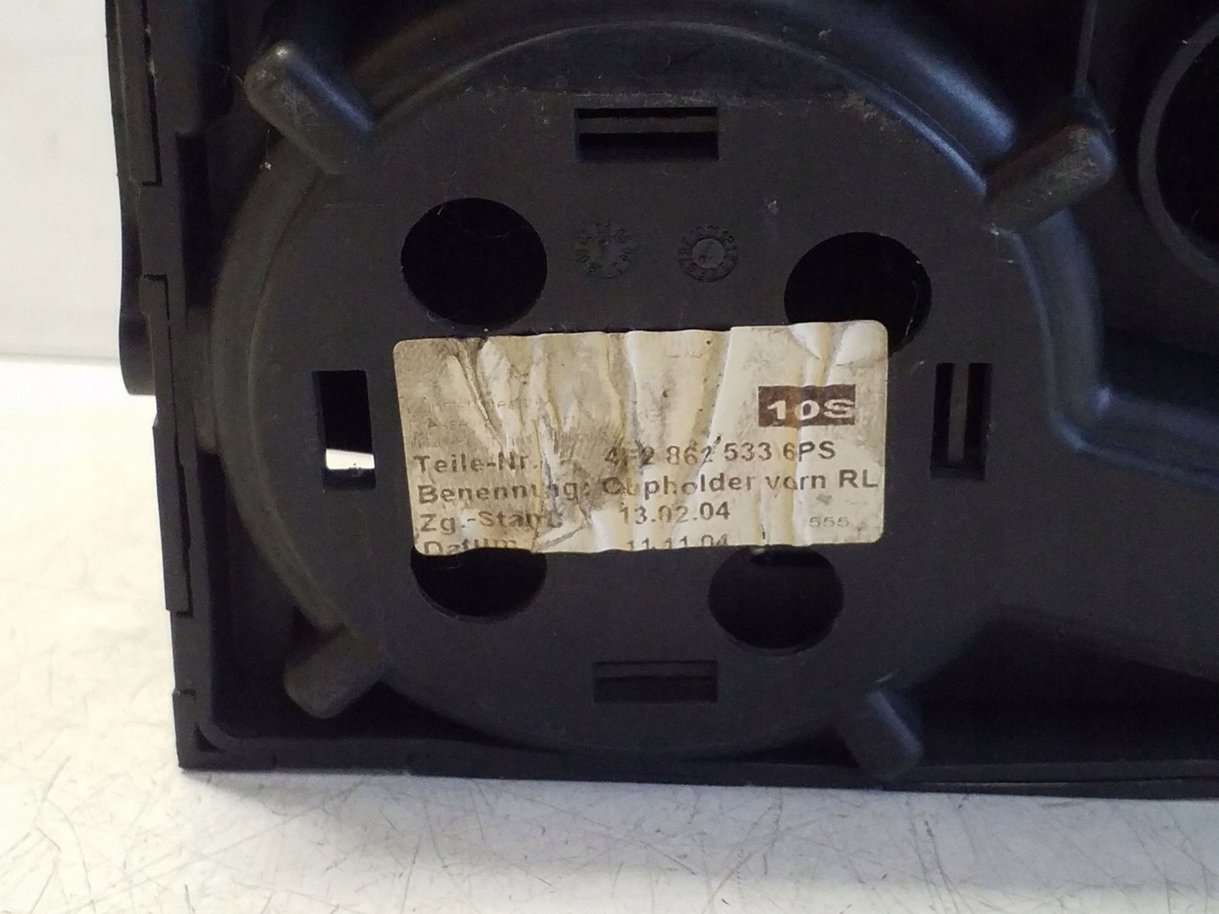 Support gobelet Audi A6 C6 4F2862533 image 3