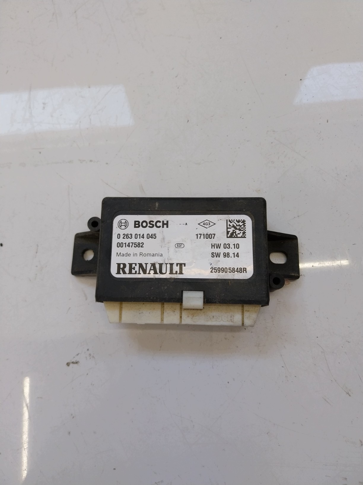Renault Captur Módulo PDC 259905848R 0263014045 image 2