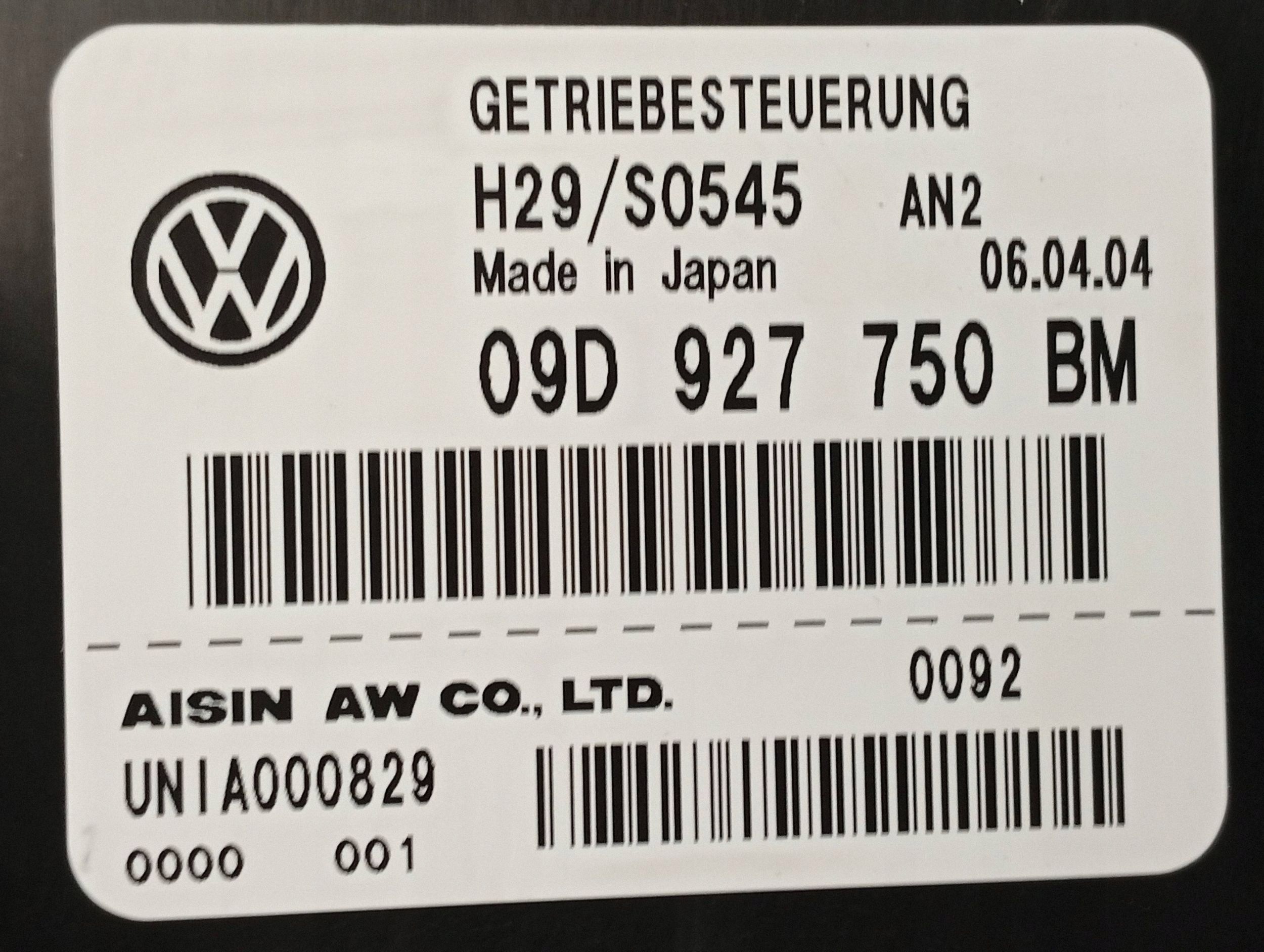Boîte de vitesses VW Touareg I 09D927750BM image 5