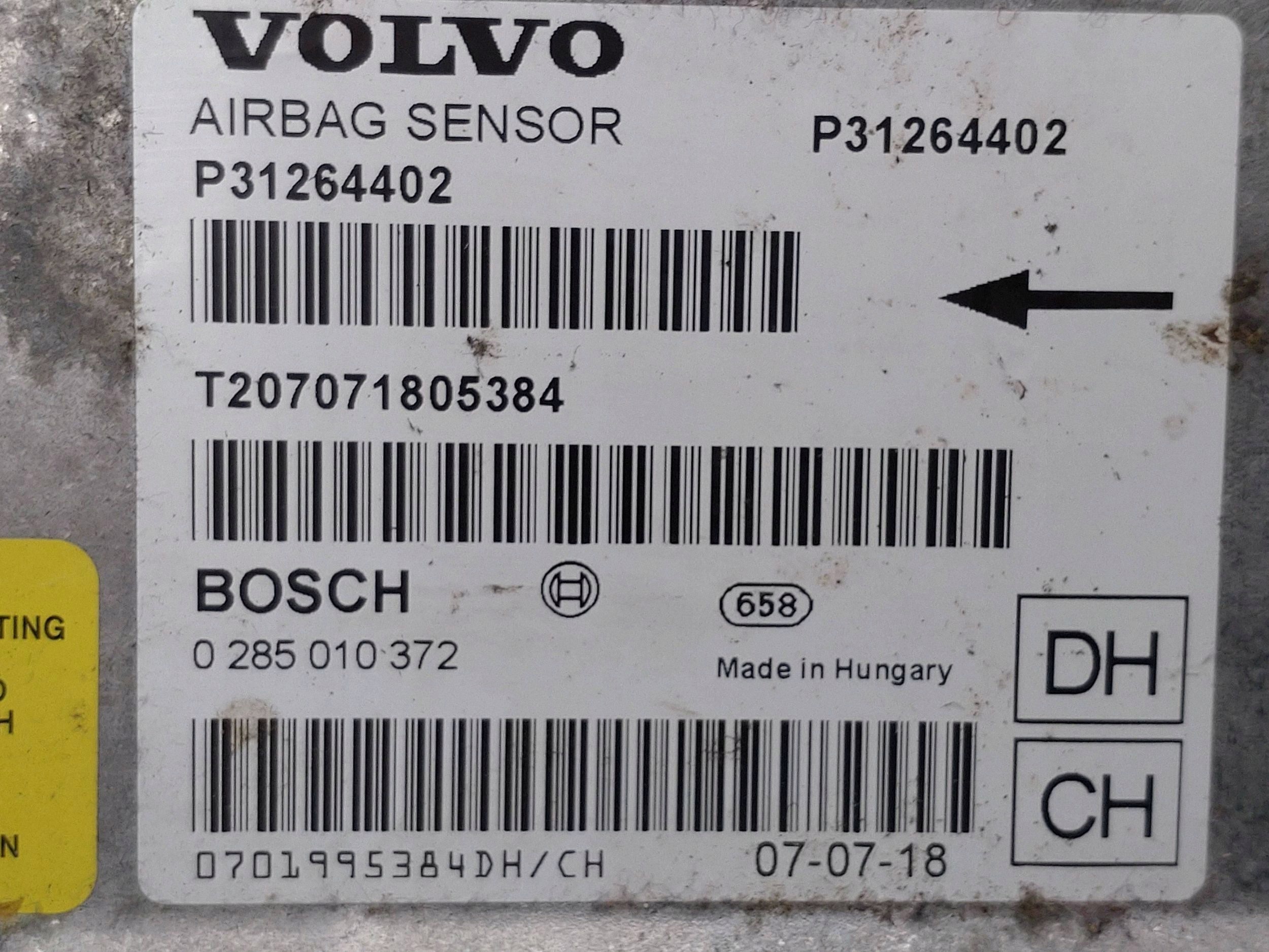 Module capteur airbag Volvo V70 XC70 31264402 image 6