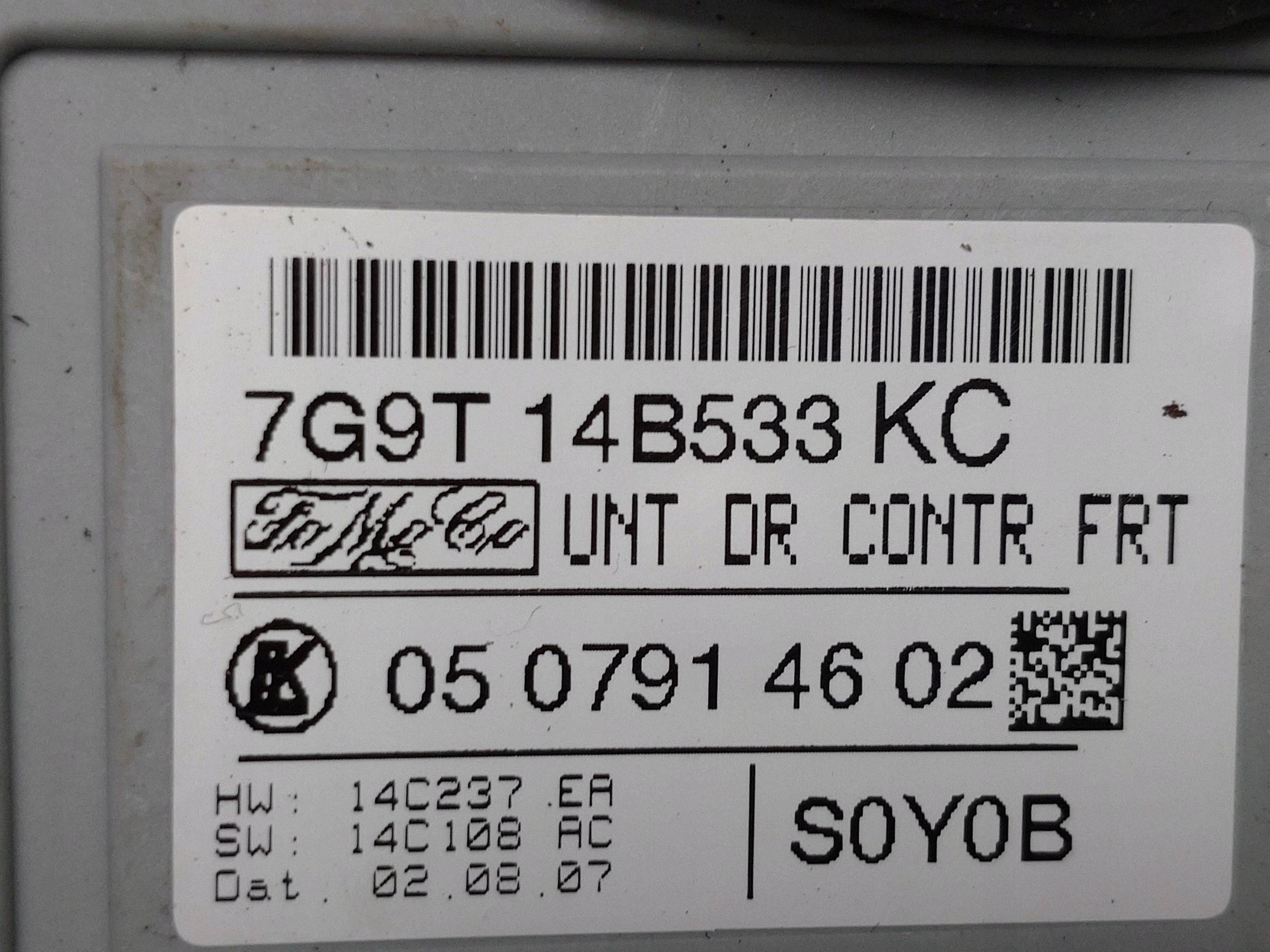 Volvo V70 2008 Module de porte 7G9T14B533KC image 7