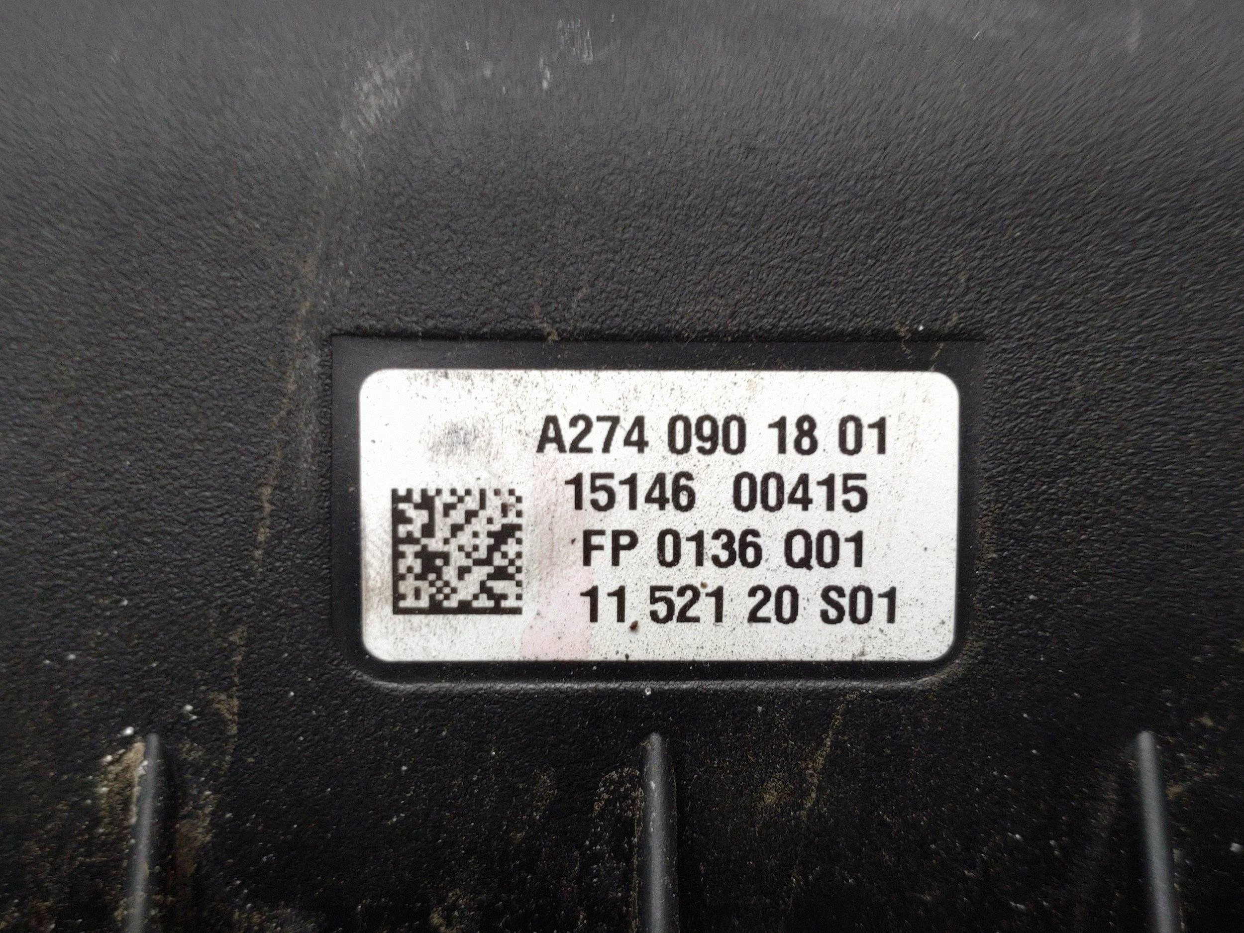 Luftfilterhus fram Mercedes C W205 2018 A2740901801 image 8