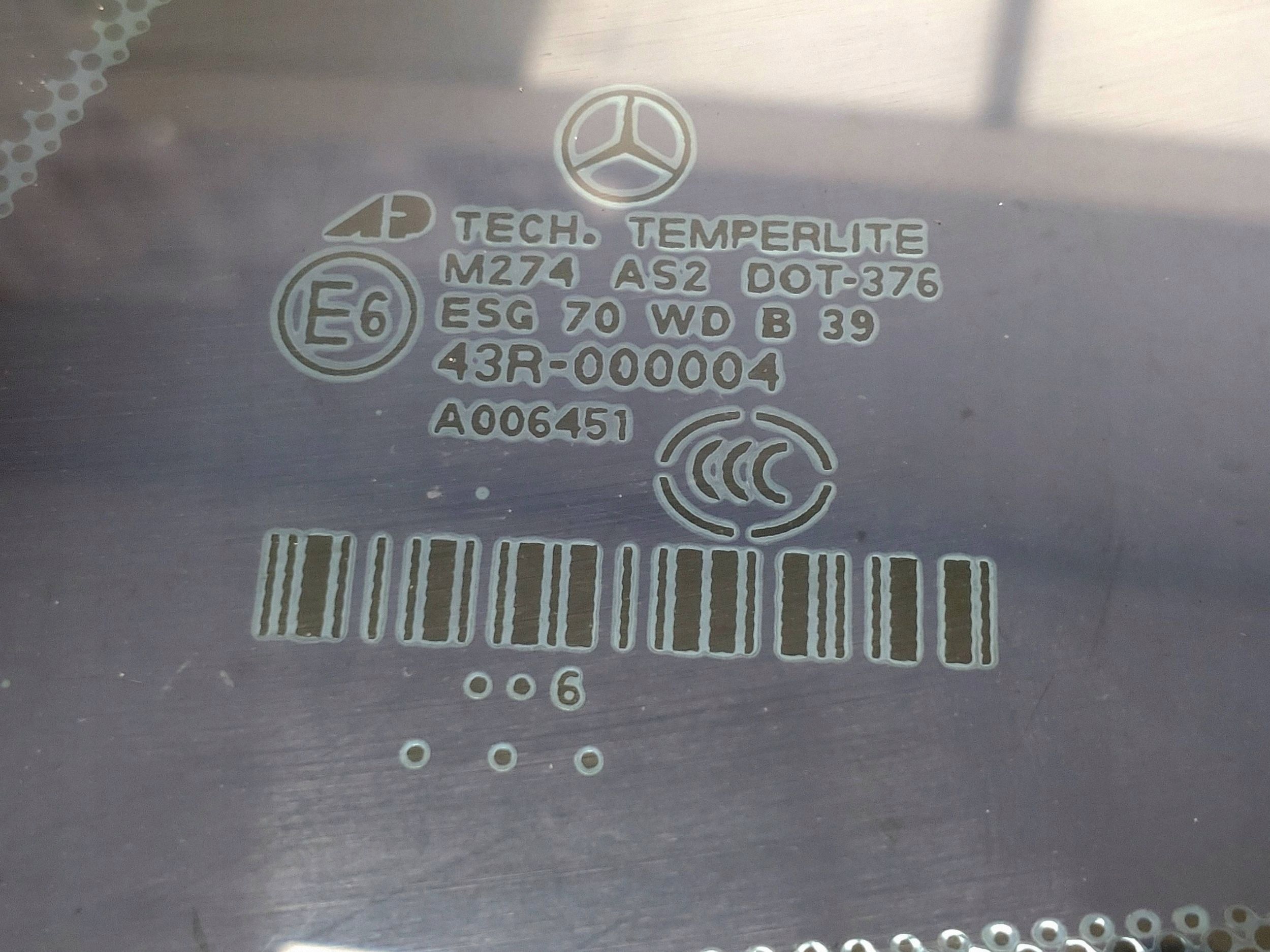 2007 Mercedes-Benz ML W164 Seitenfenster hinten image 6