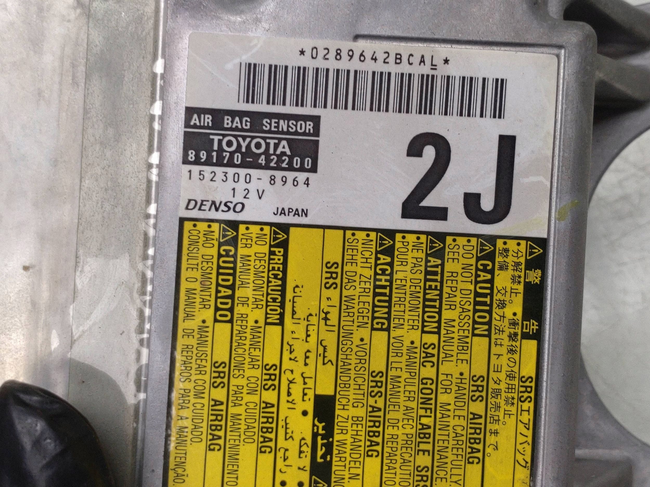 Toyota RAV4 XA30 Airbag Control Module 1523008964 image 4