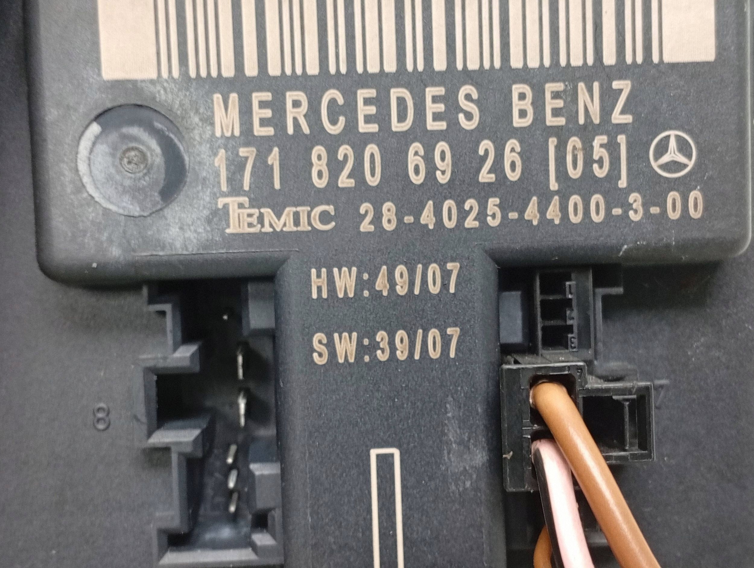 Módulo de Porta Mercedes SLK R171 1718206926 image 5