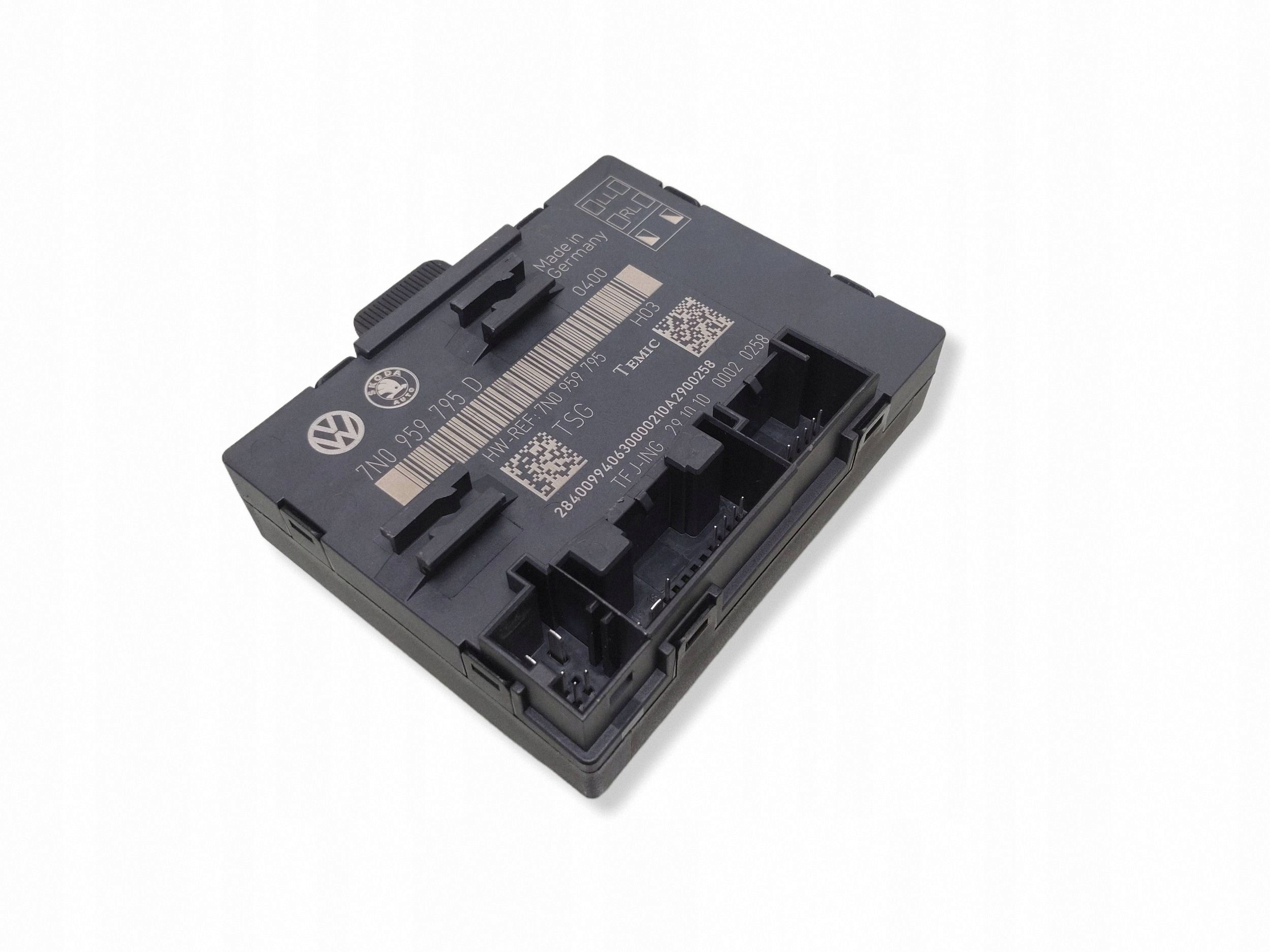 Module porte arrière Skoda Yeti 5L 7N0959795D image 3