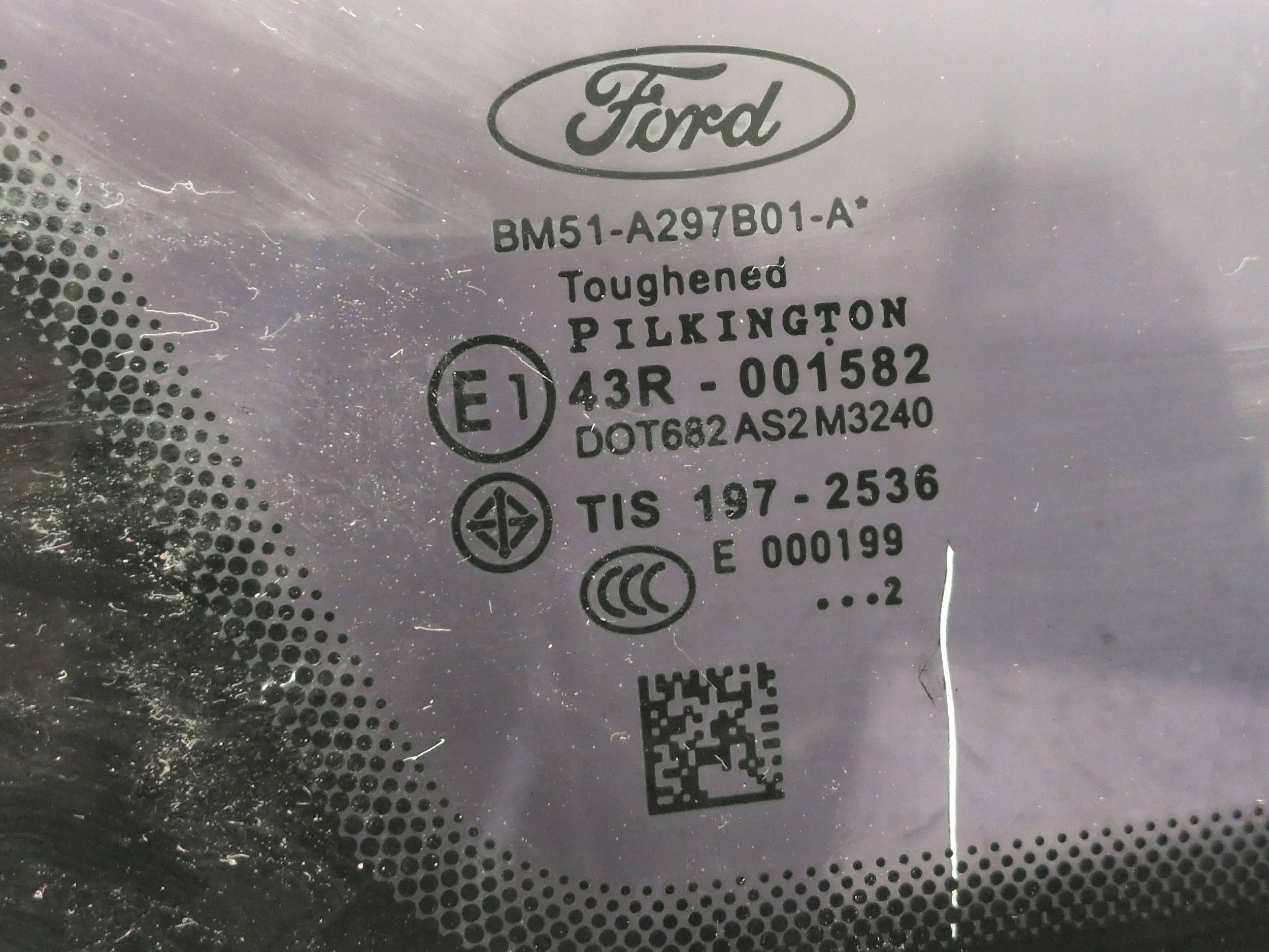 2012 Ford Focus taka sivuikkuna BM51A297B01A image 6