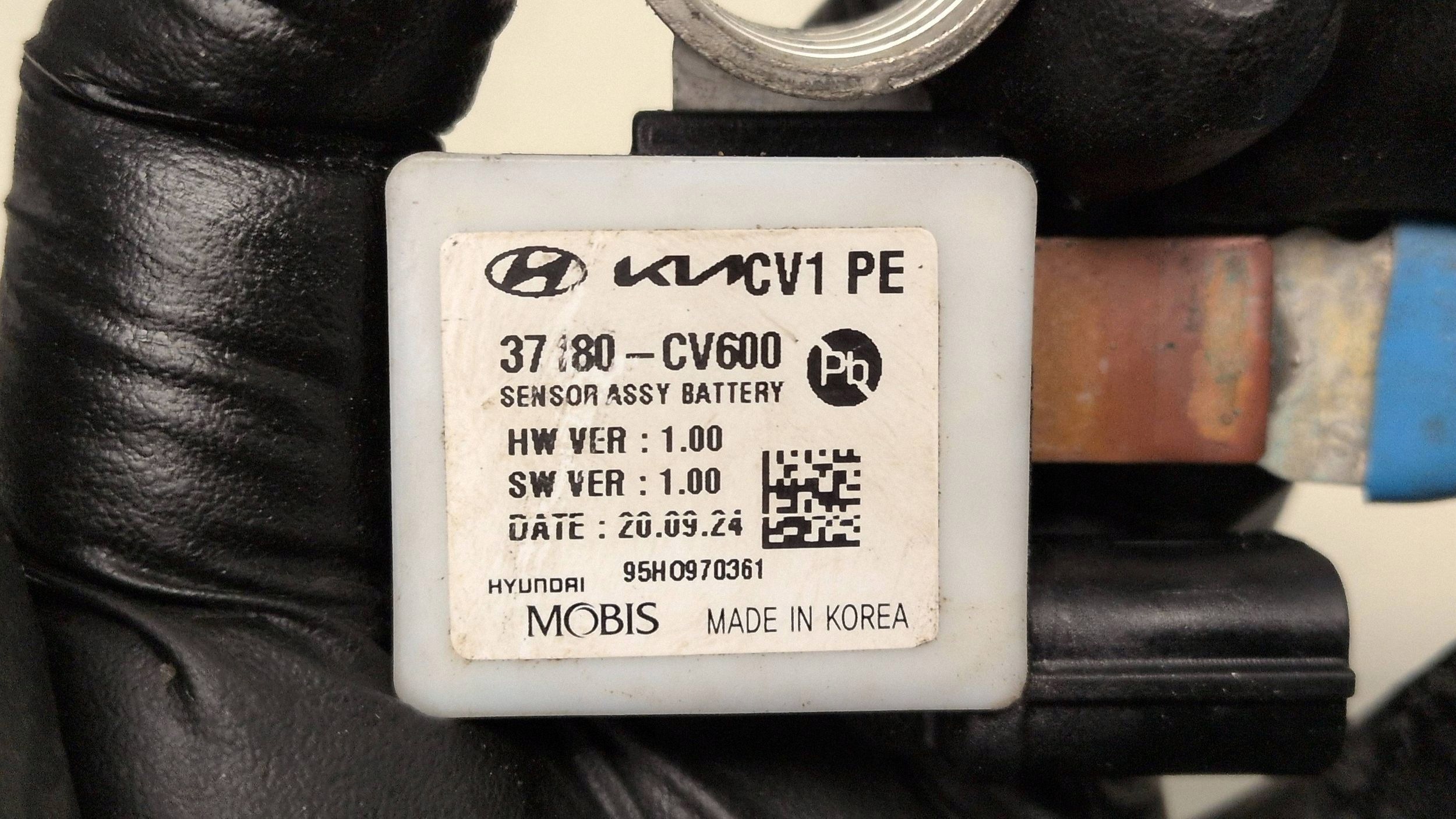 KIA EV6 2025 Borne négative 37180CV600 image 7