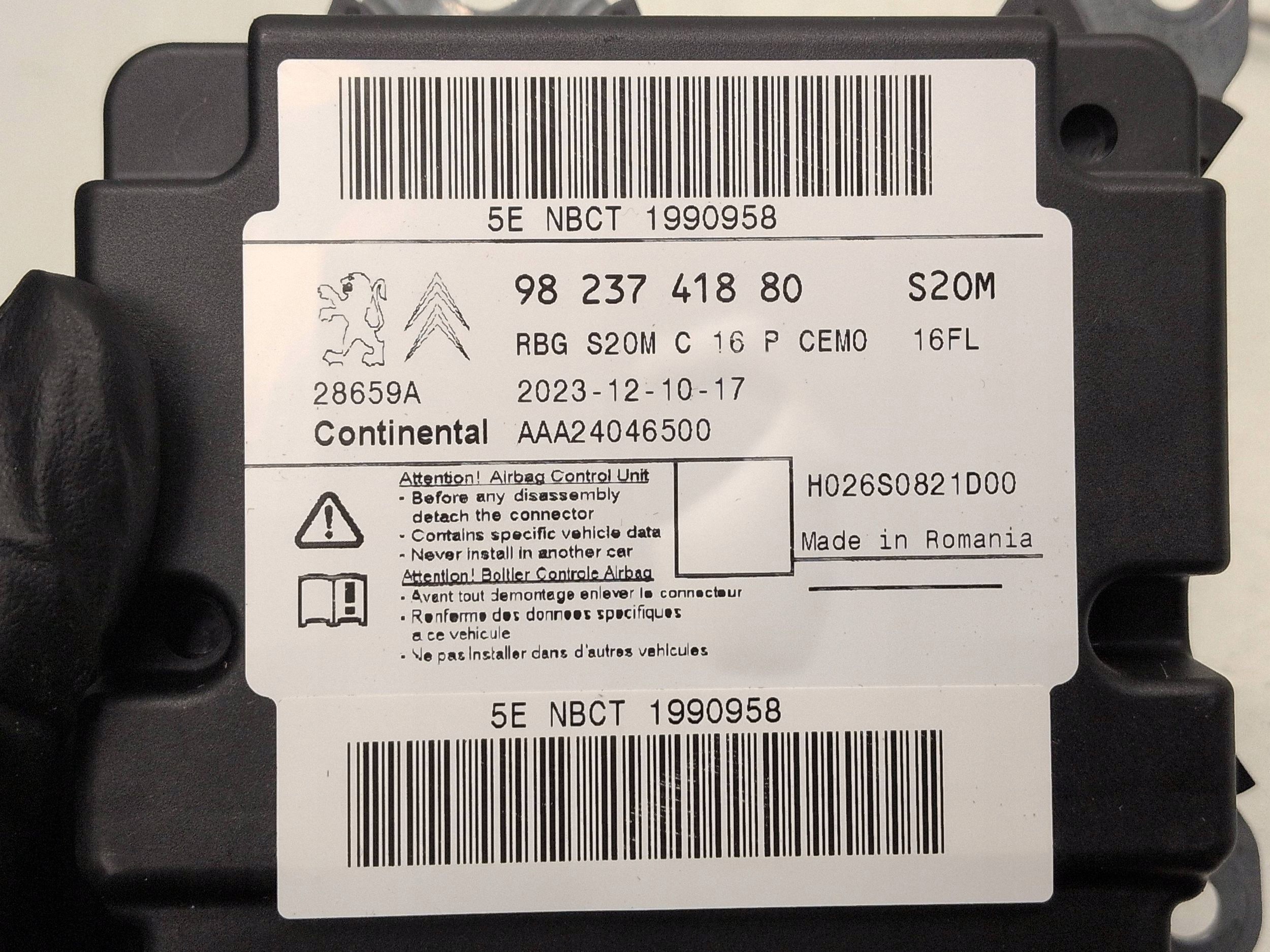 Module PDC Opel Grandland X 9823741880 image 6