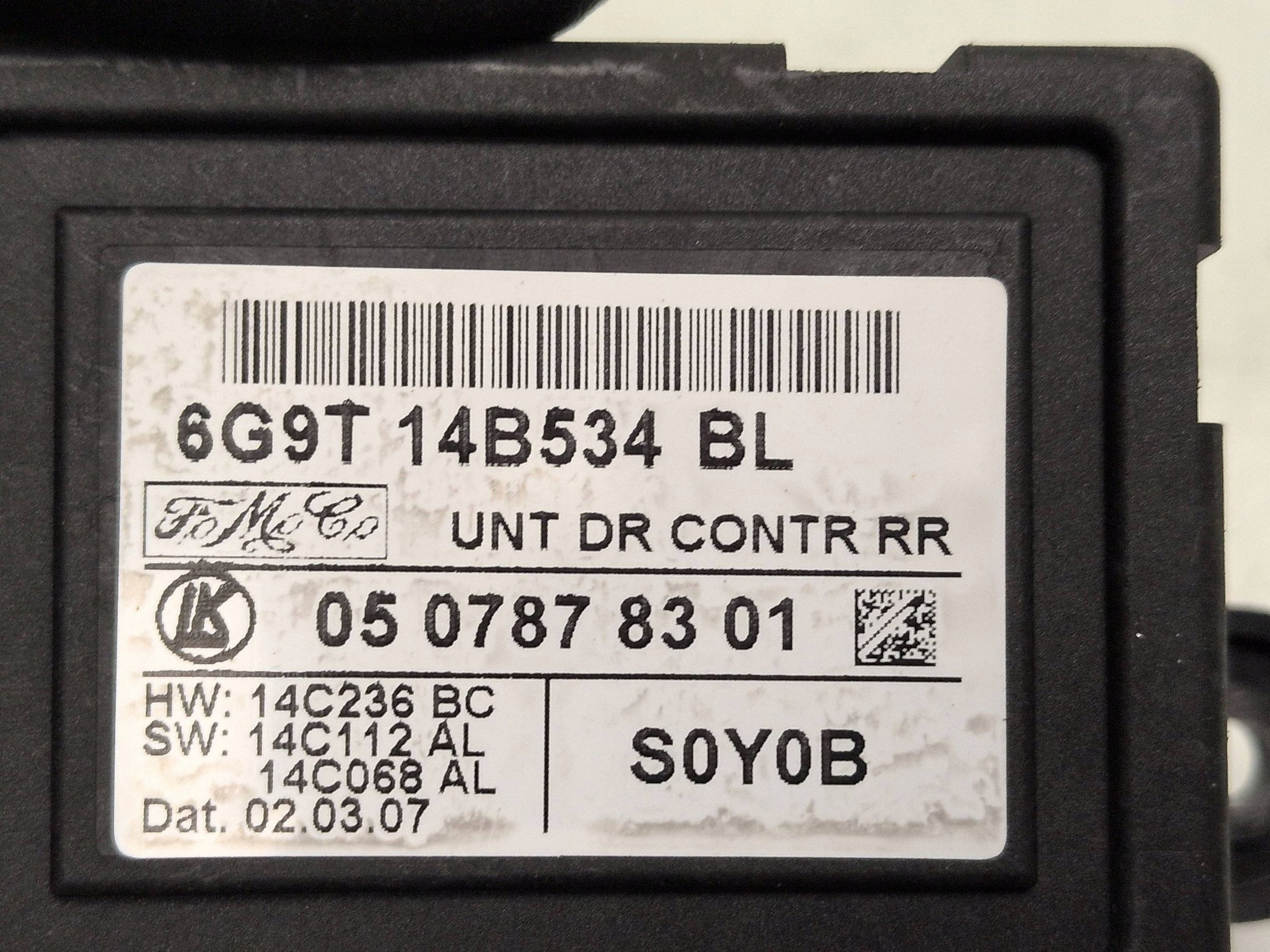 Volvo S80 2007 Ovimoduuli 6G9T14B534BL image 5