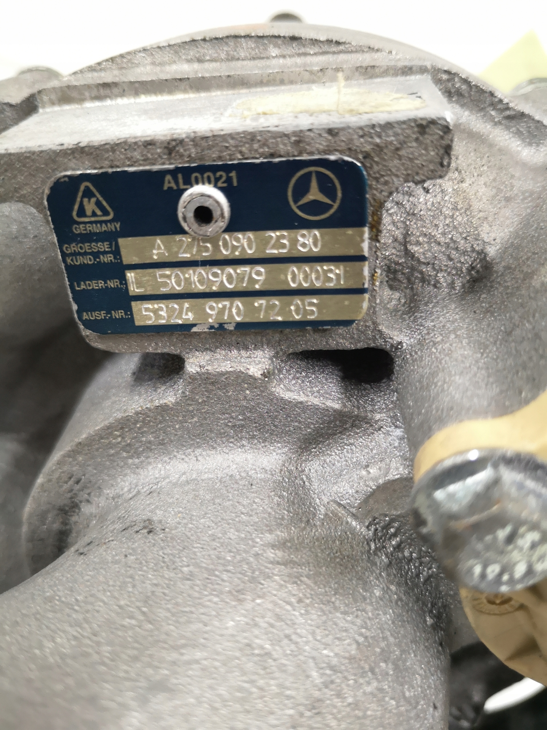 Turbocompressor Mercedes W221 6.0 V12 2750902380 image 4
