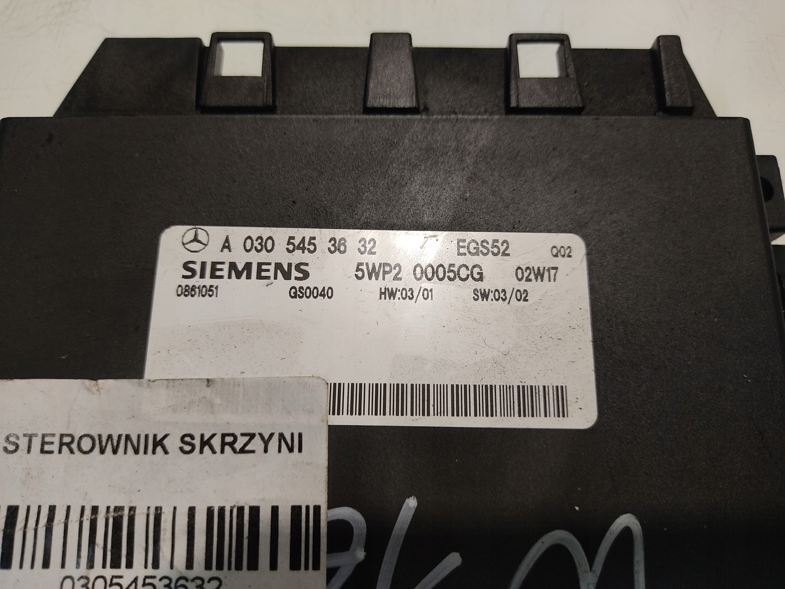 Module Boîte Mercedes ML W163 A0305453632 image 3