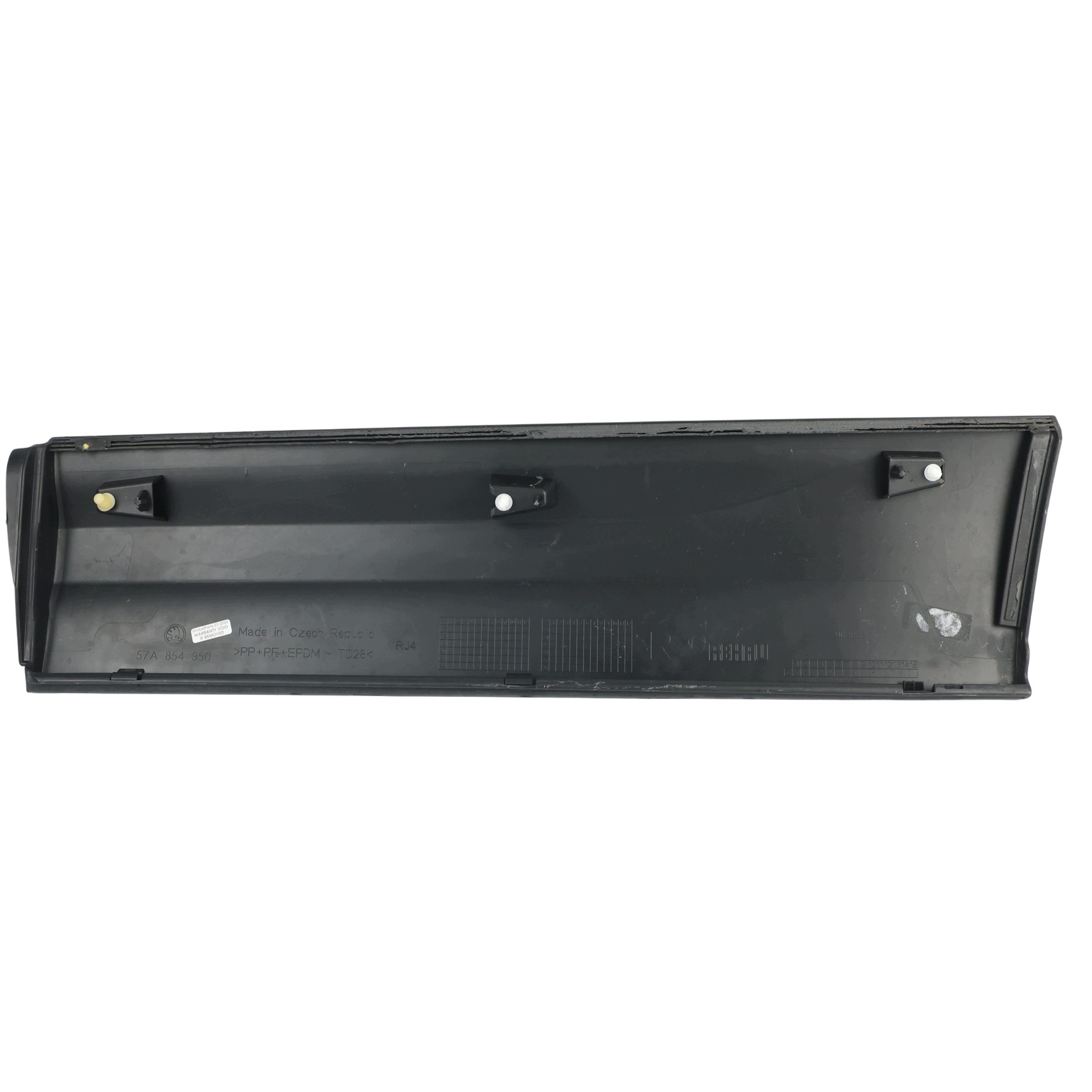Skoda Karoq NU7 Türleiste hinten schwarz rechts 57A854950 image 10