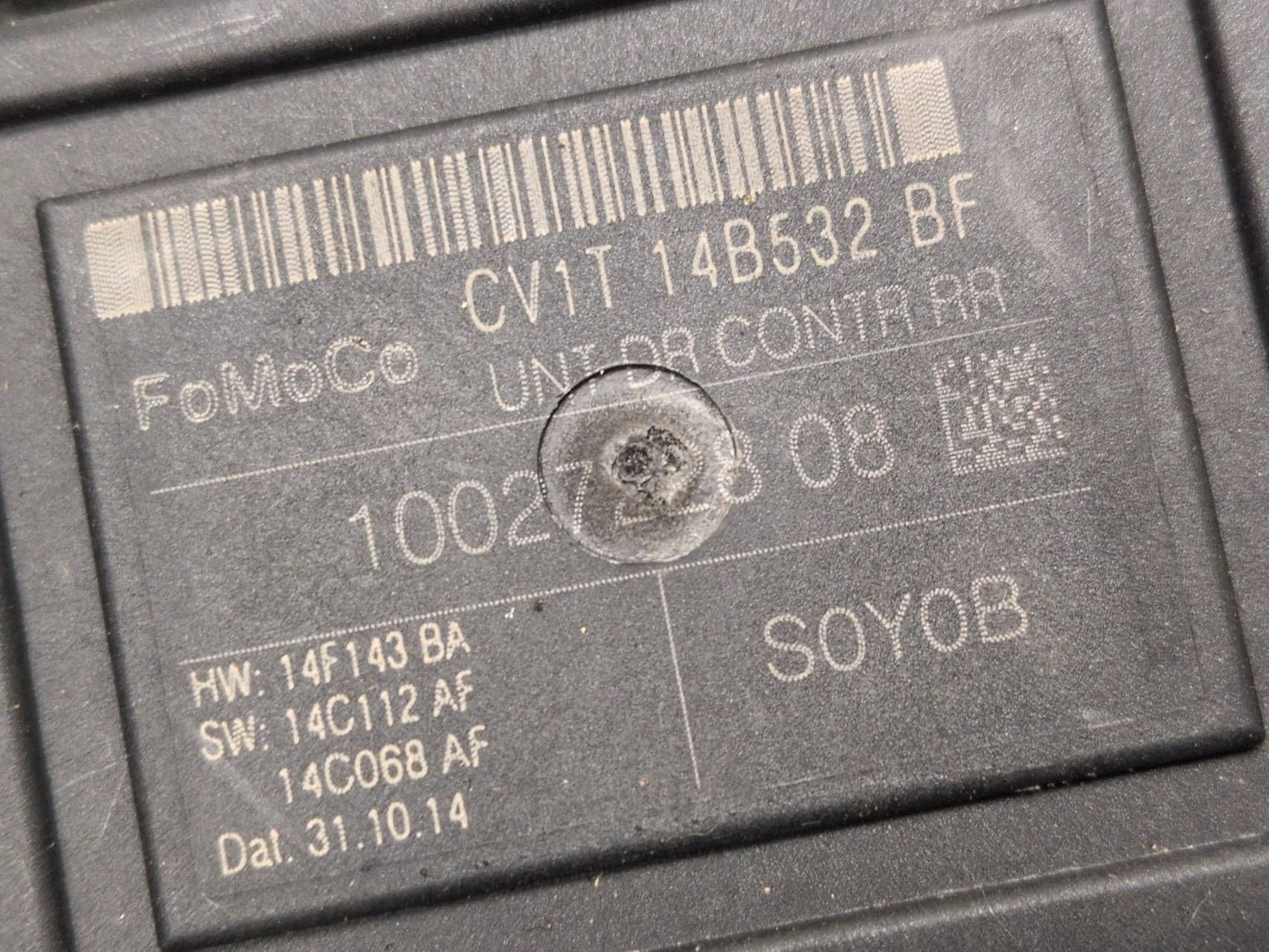 Module porte arrière droite Ford B-MAX 12- CV1T-14B532-BF image 6