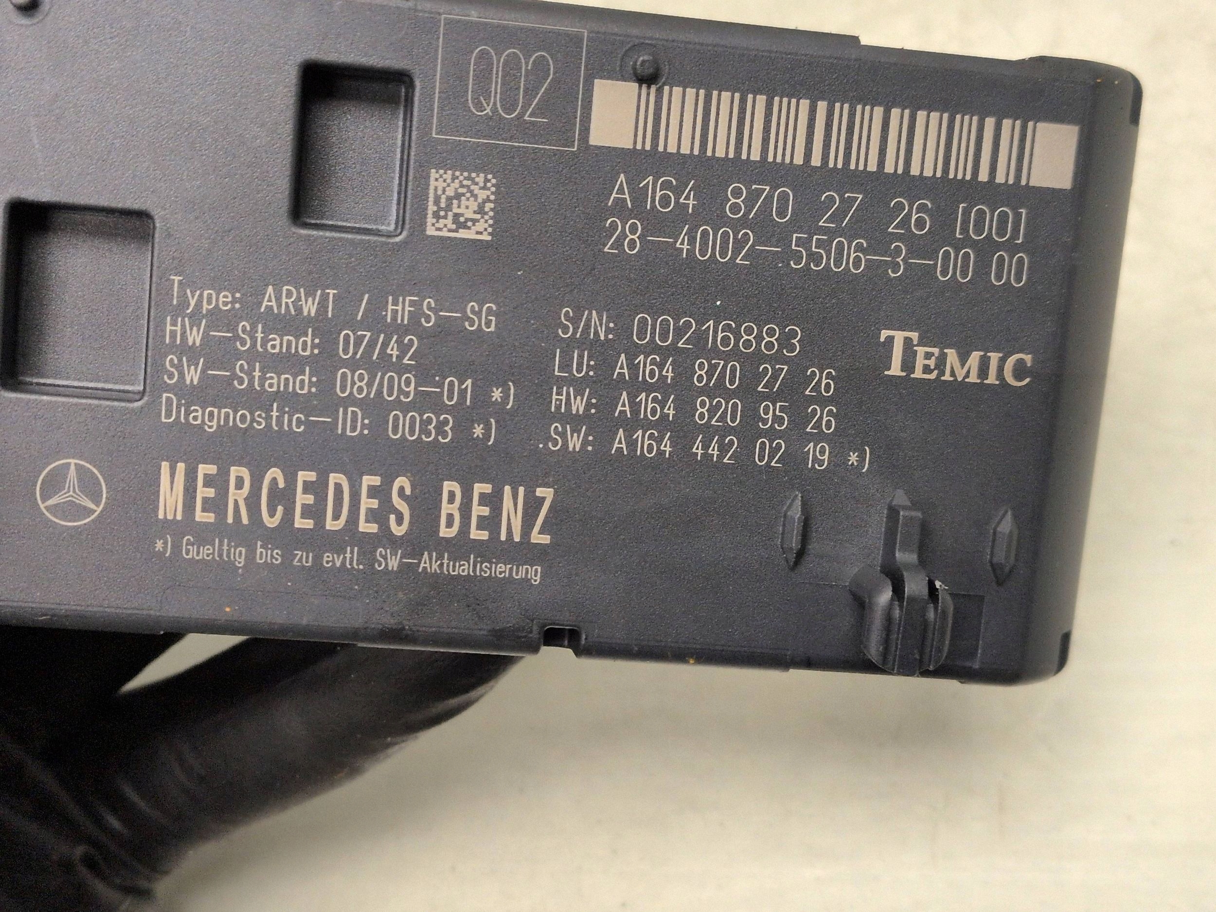 Mercedes-Benz OE A1648002848 Tailgate Pump image 10