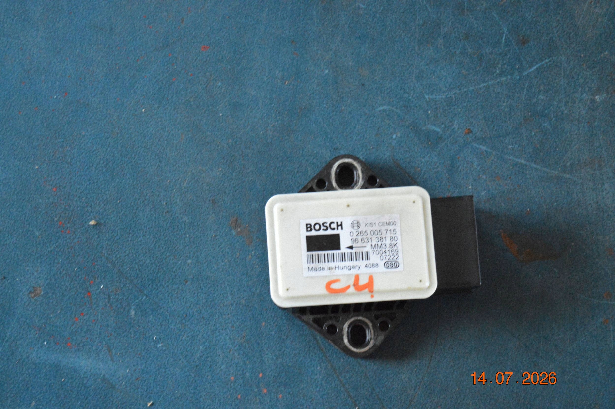 Módulo Sensor ESP Citroen C4 0265005715 image 2