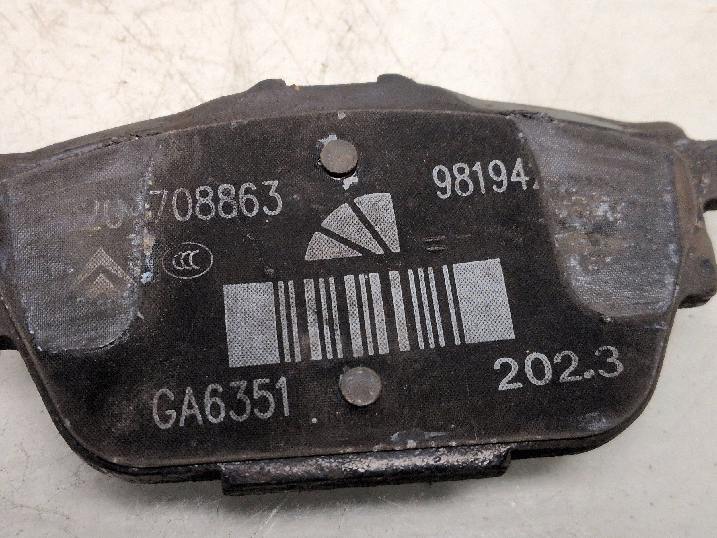 Opel Astra L 2023 Bremsbeläge hinten OEM FRC165792 image 3
