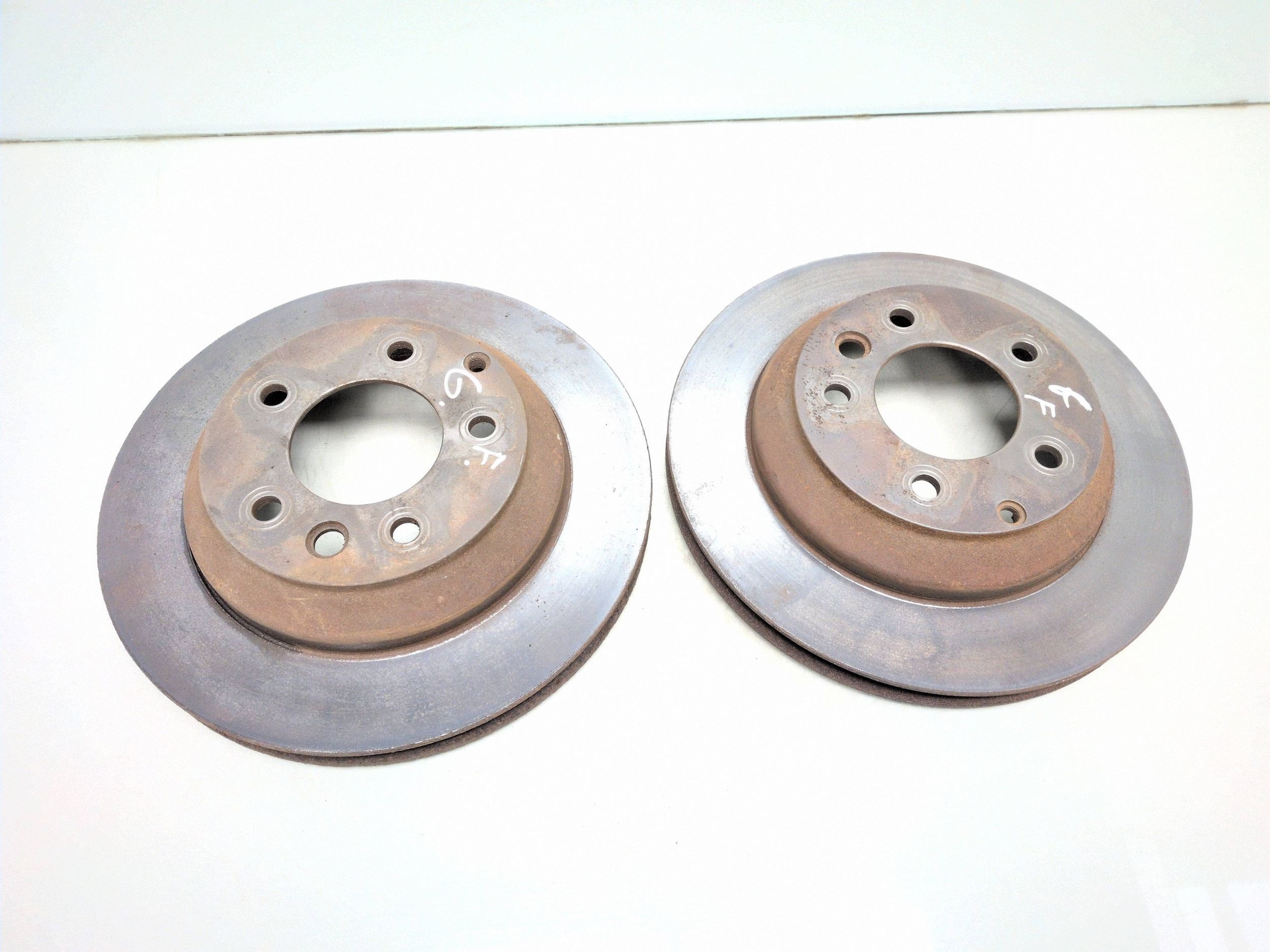 2005 Porsche Cayenne (9PA) Hintere Bremsscheibe image 2