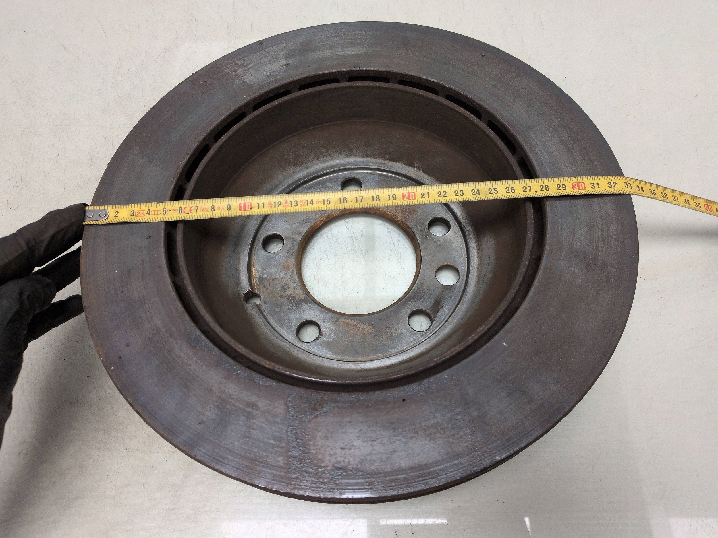 2005 Porsche Cayenne (9PA) Hintere Bremsscheibe image 8
