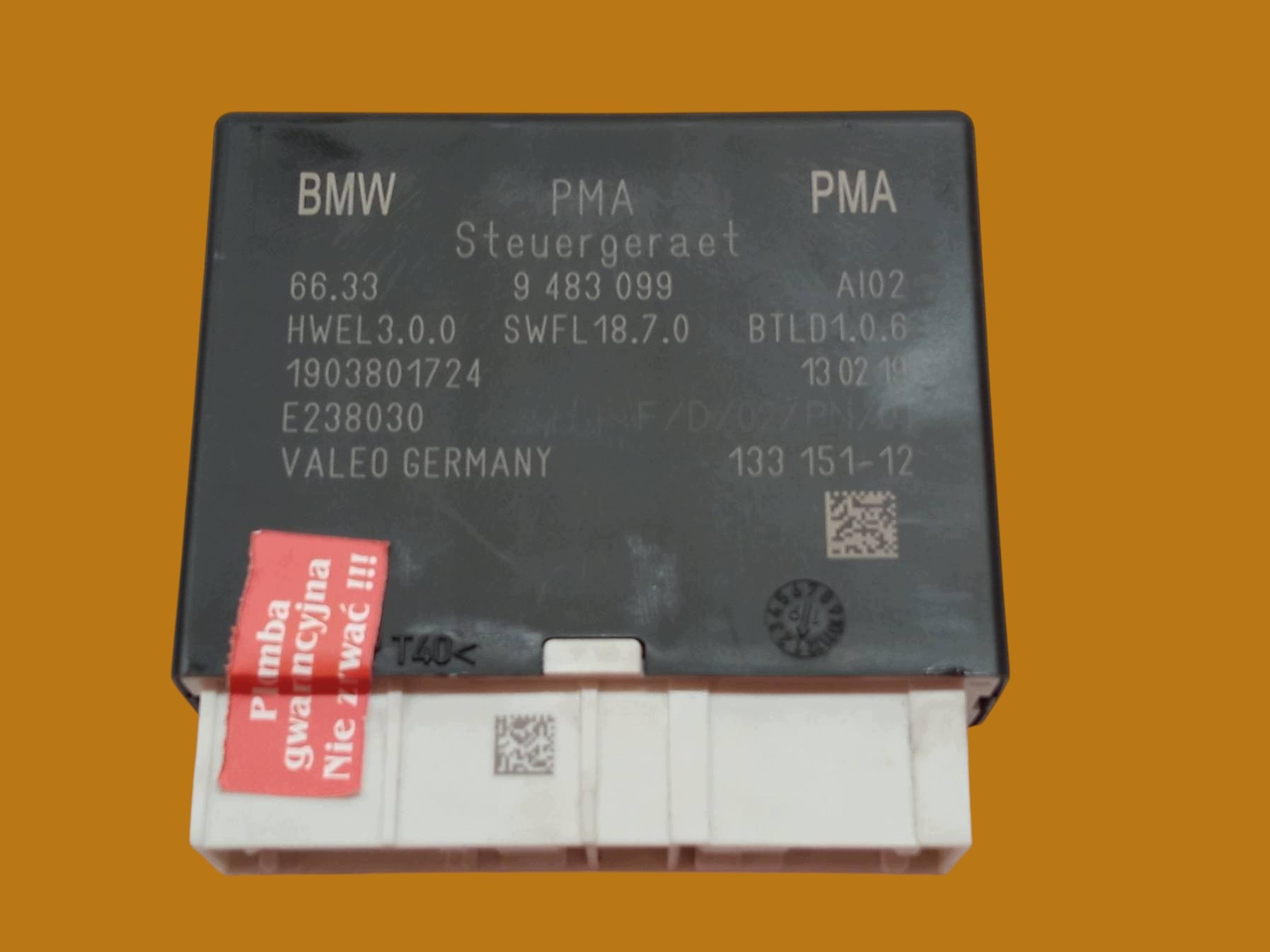 PDC Parkassistent Modul 9483099 BMW X6 II F16 image 2