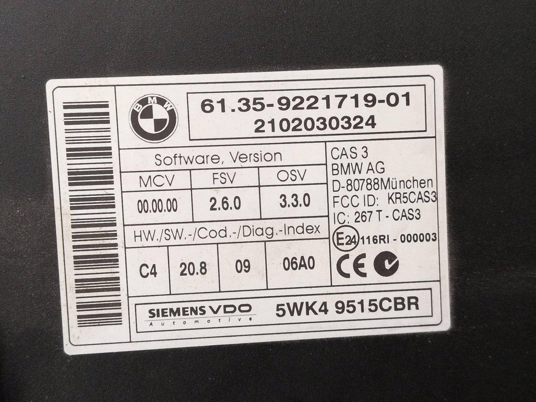 Module confort CAS Mini Cooper R56 9221719 image 6