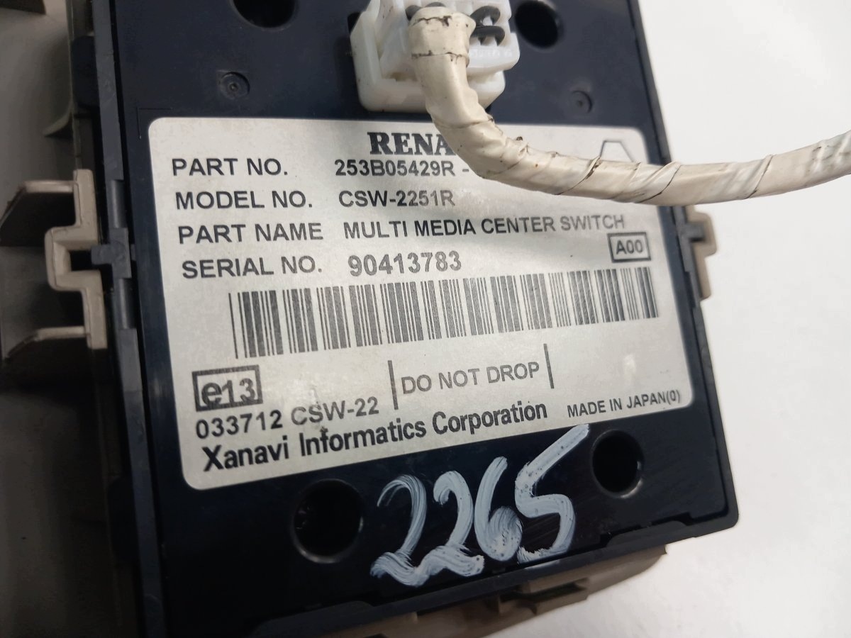 Renault Grand Scenic III Navigationspanel 253B05429R image 6