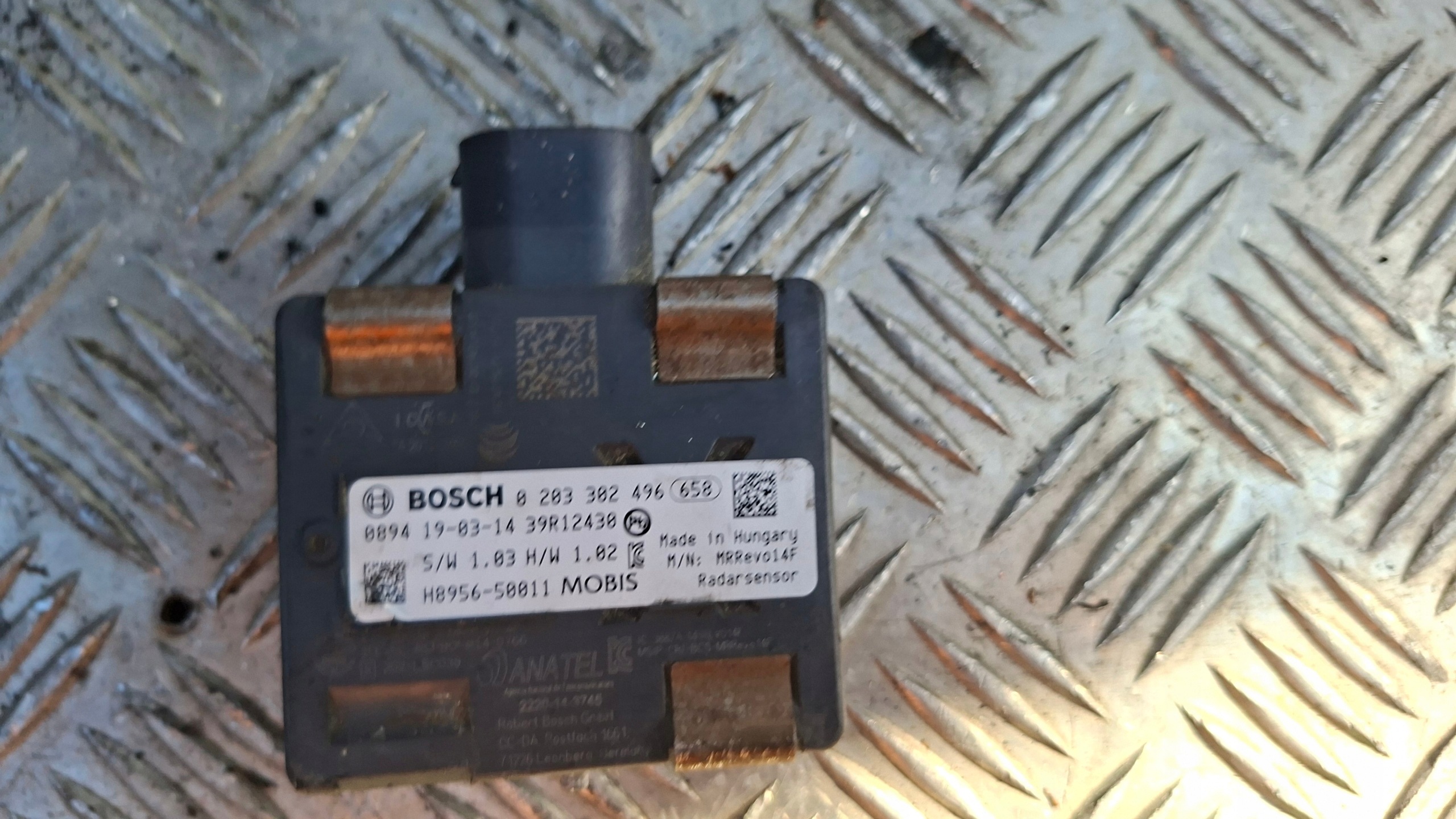 Sensor Radar Distronic 0203302496 Kia Niro Stonic image 3