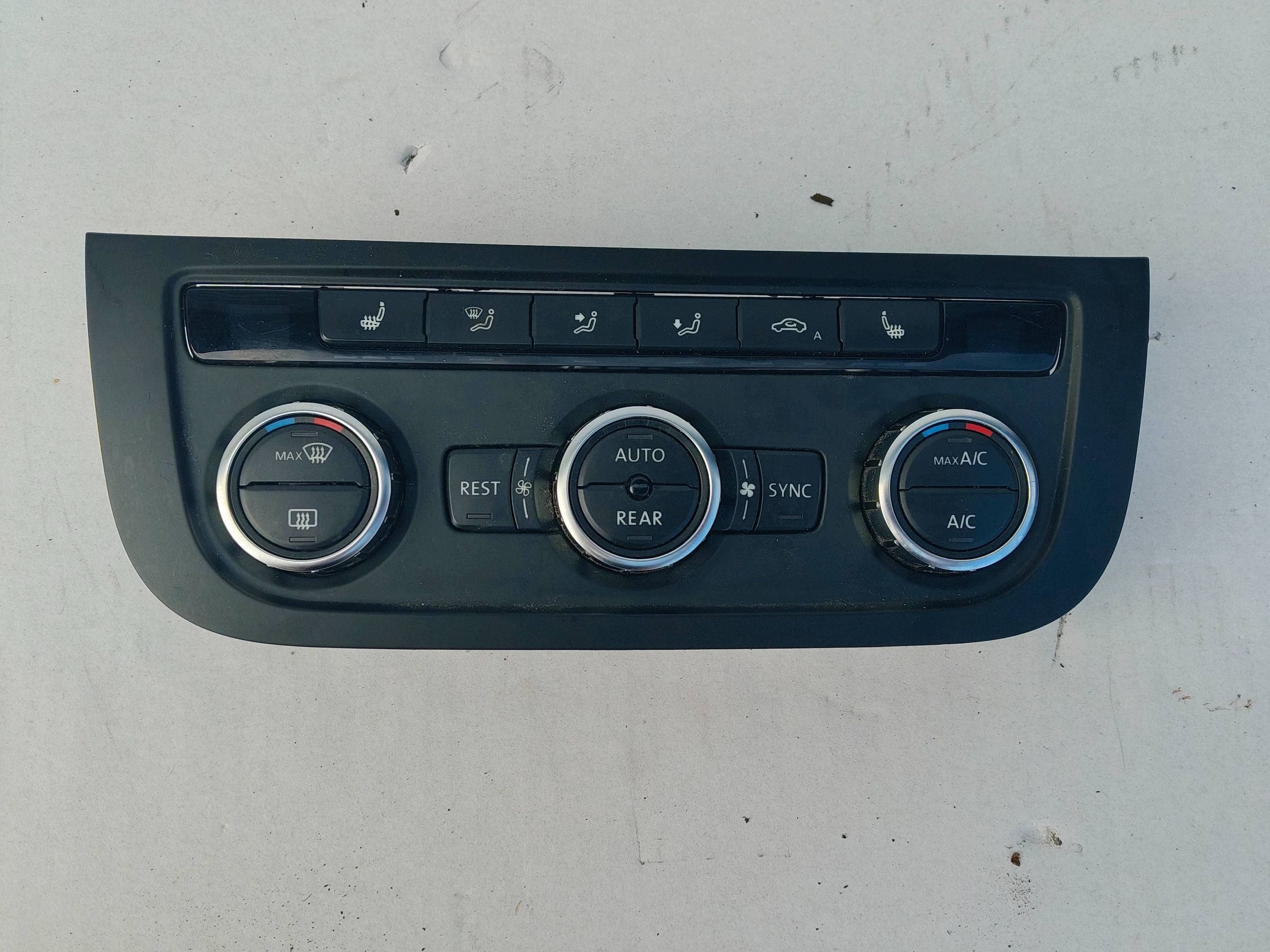 Panneau de climatisation avant VW Sharan 7N0907044F image 2