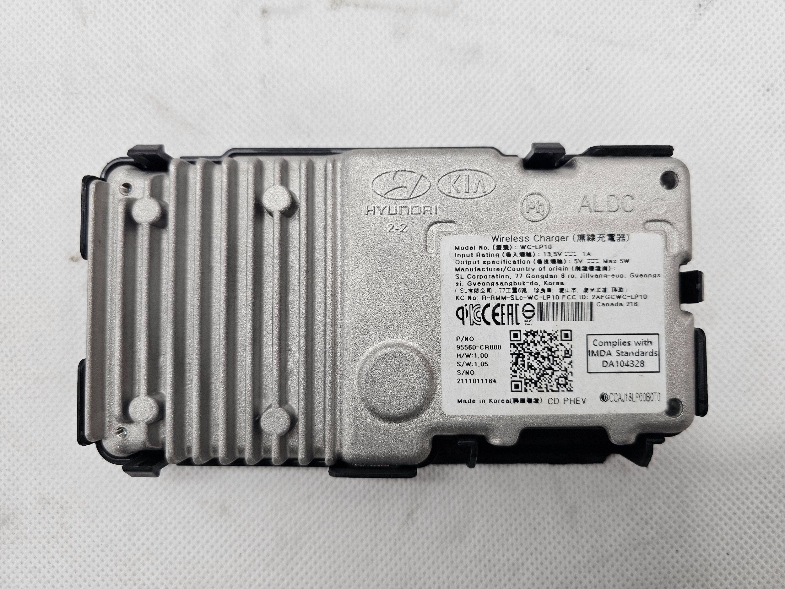 Chargeur inductif Kia Ceed 3 III 2018+ 95560CR000 image 4