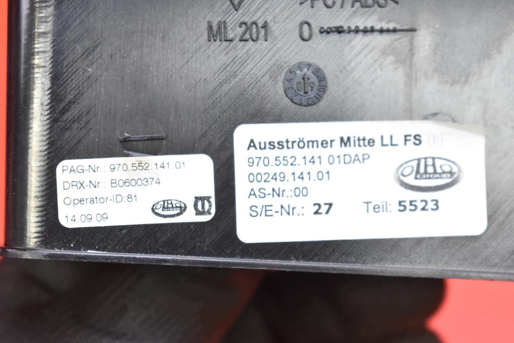Lüftungsgitter Porsche Panamera 970 (97055214101) image 8