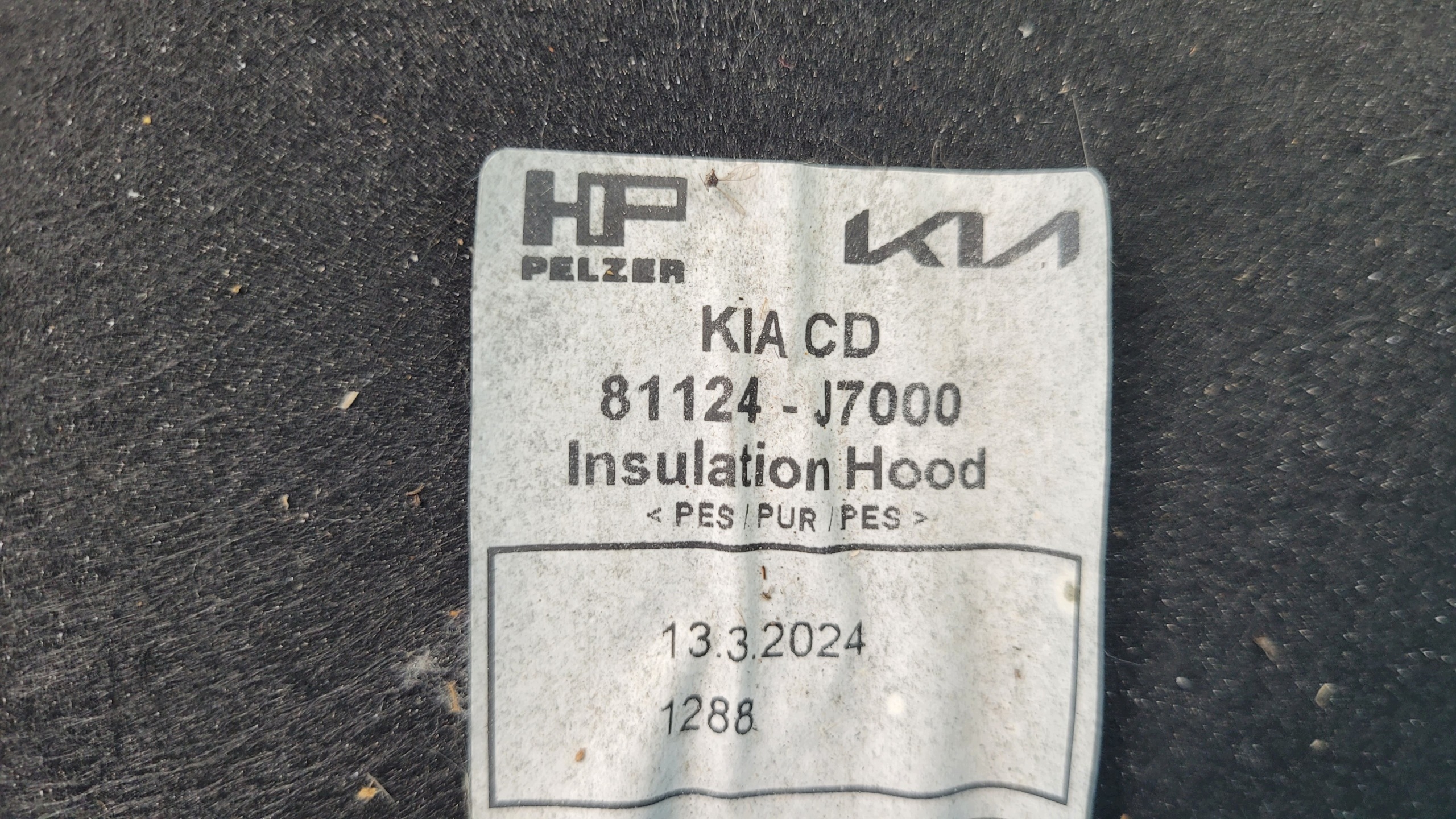 Isolation Capot KIA CEED III 81124-J7000 image 9