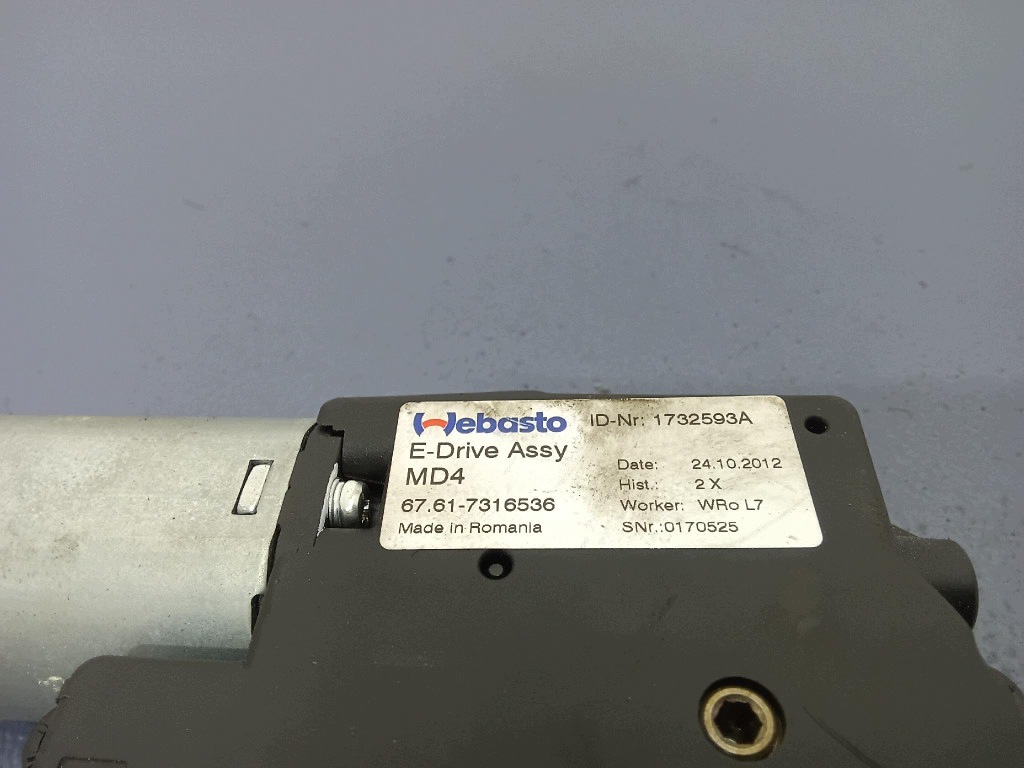 BMW F30 11-16 Motorino Modulo Tetto 1732593A image 5