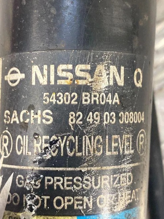 Gebrauchter vorderer rechter Luftfederbein Nissan Qashqai II image 4