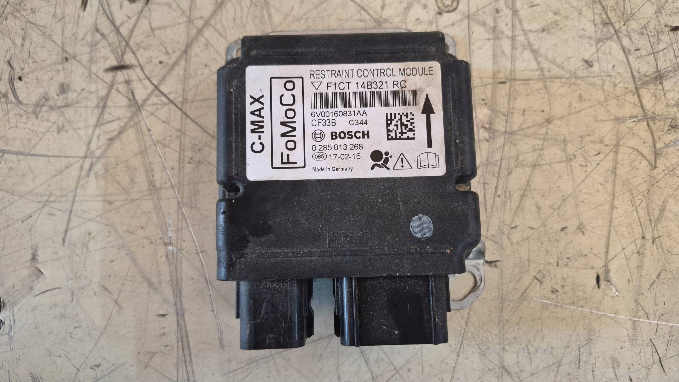 Módulo Sensor Airbag Ford C-MAX MK2 F1CT14B321RC image 3