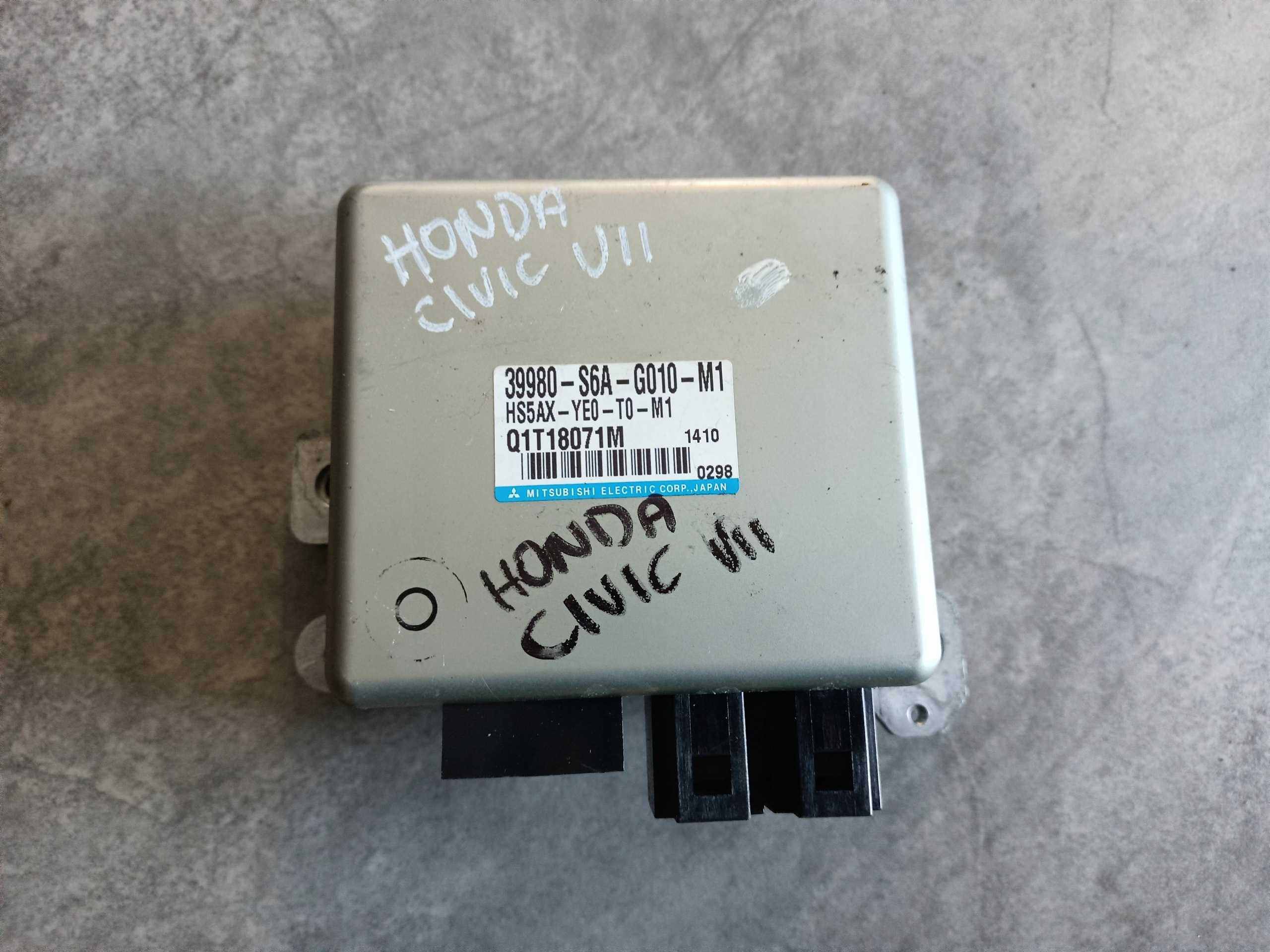 Honda Civic VII 1.4 stuurmodule 39980-S6A-G010-M1 image 2