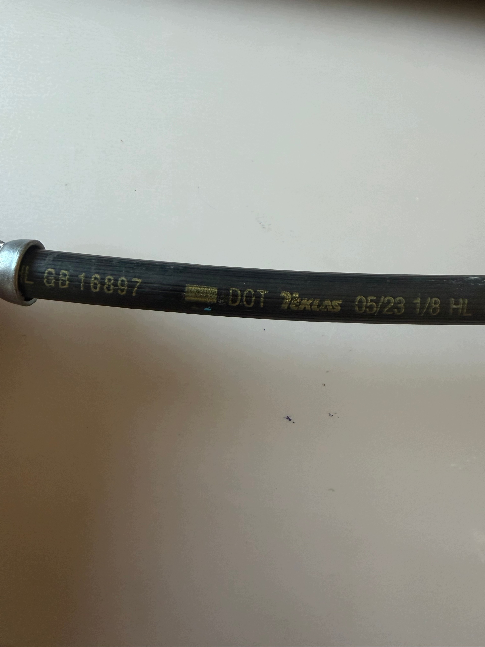 Flexible Brake Hose Ford EY16-2282-AA Used OEM image 5