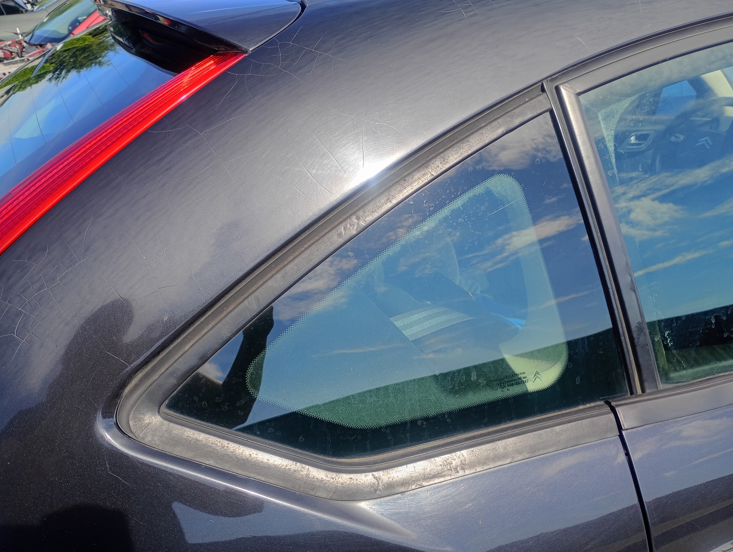 Seitenscheibe Karosserie rechts hinten Citroen C4 I 04-10 OEM MM-0408-23