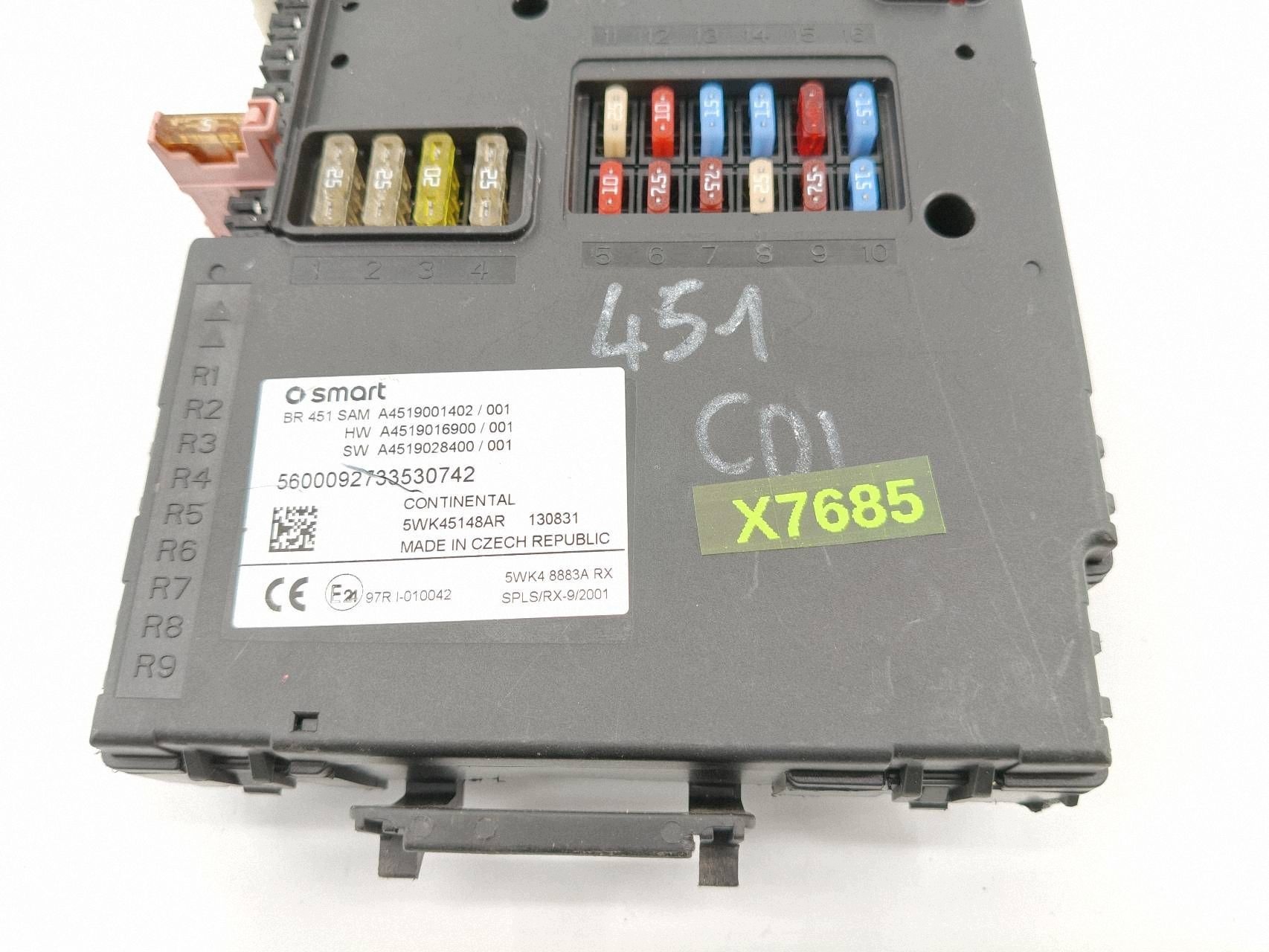 Module BSI Smart Fortwo A4519001402 image 5