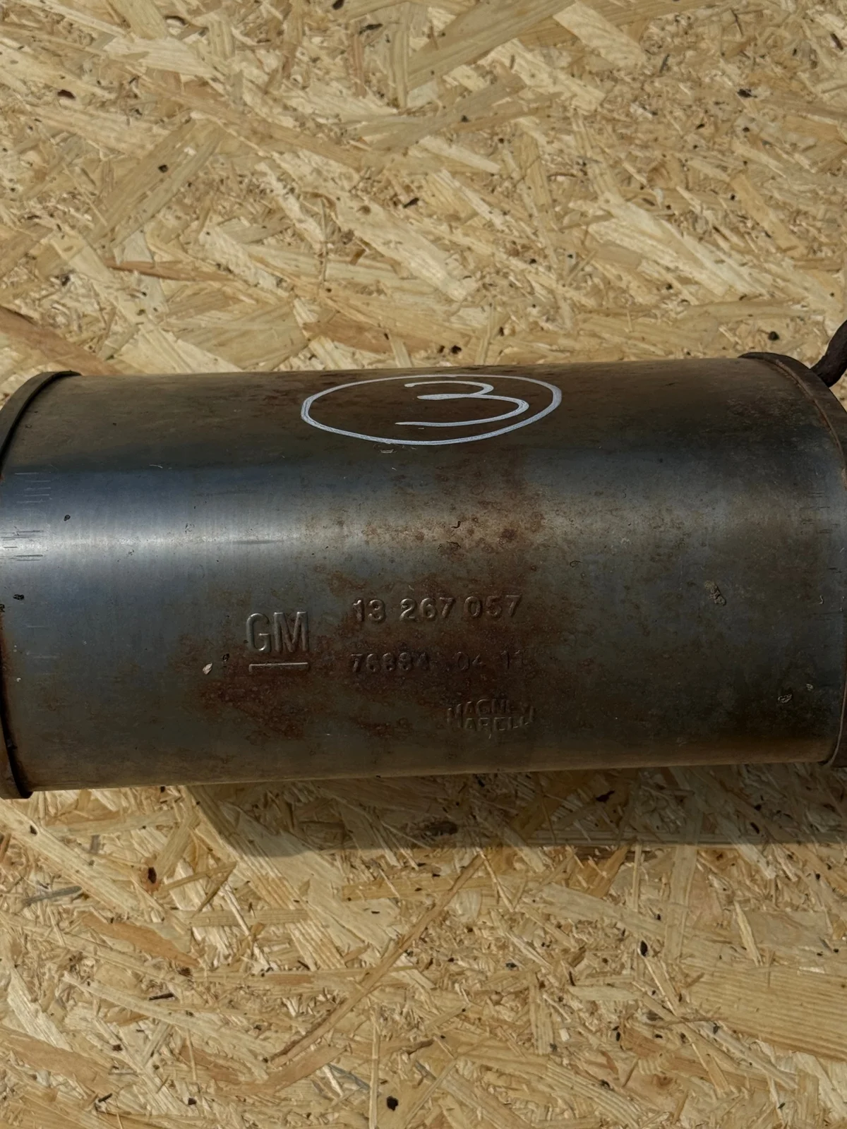 Opel Meriva B Exhaust Tailpipe Muffler 13267057