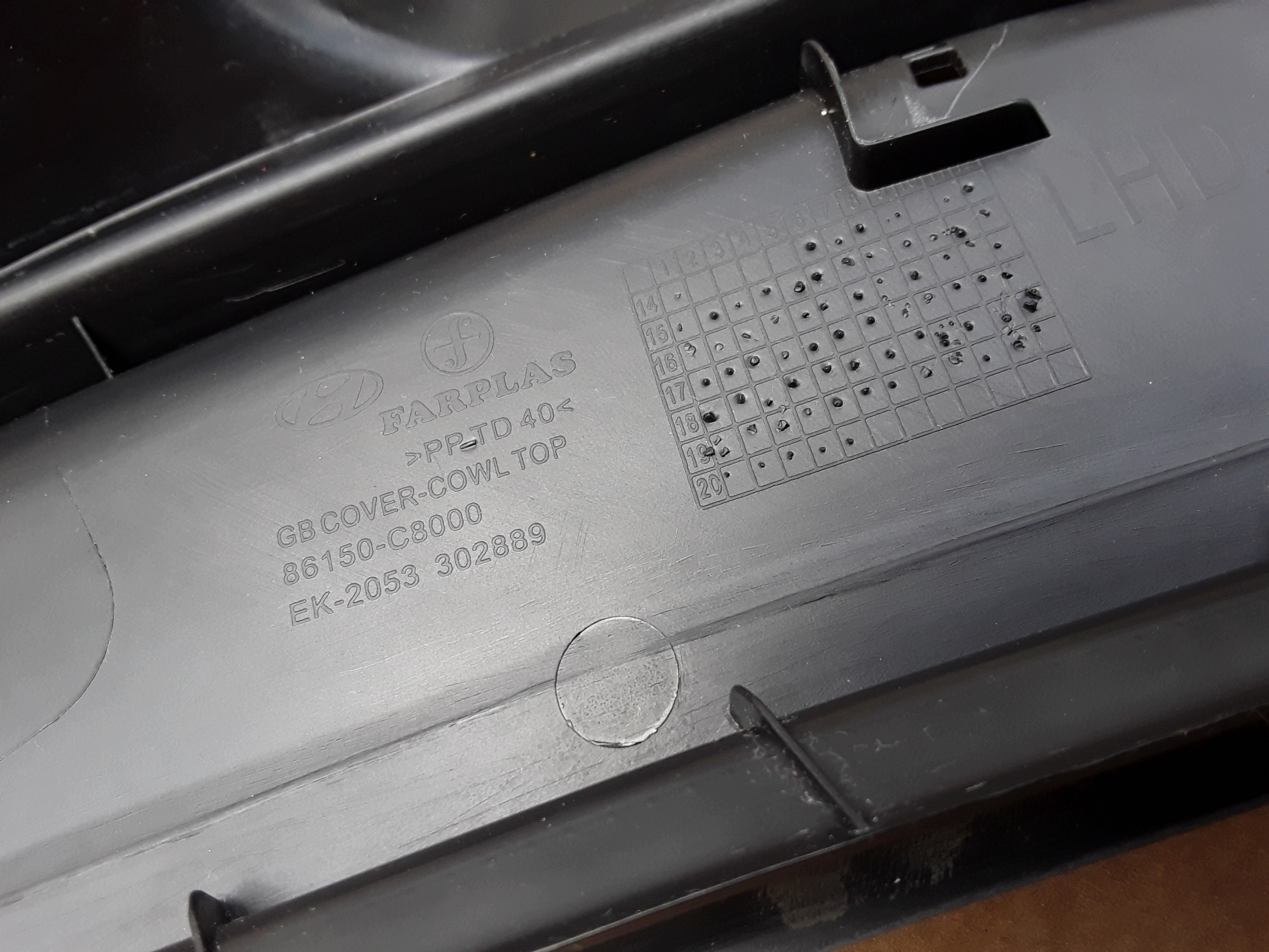 Piso bajo parabrisas Hyundai i20 II Lift 2020 image 8