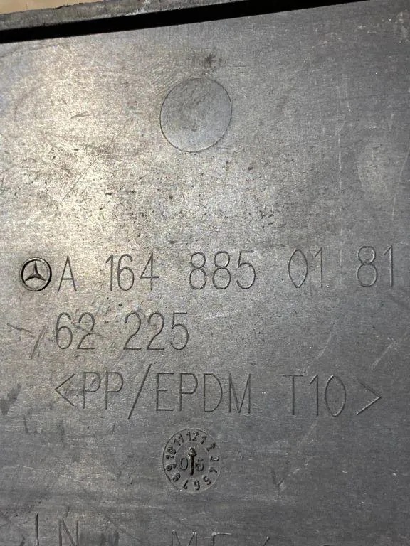 Support plaque d'immatriculation Mercedes M W164 A1648850181 image 5