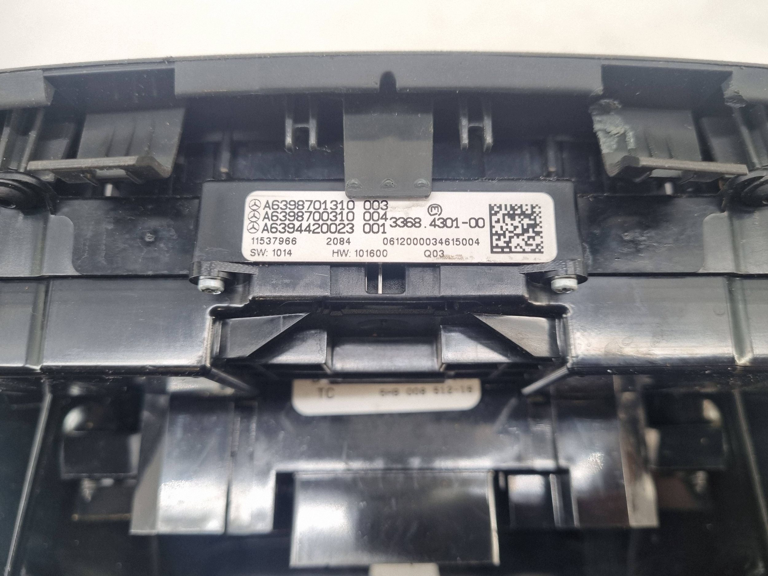 Klimatpanel Mercedes Vito W639 5HB008512 image 8