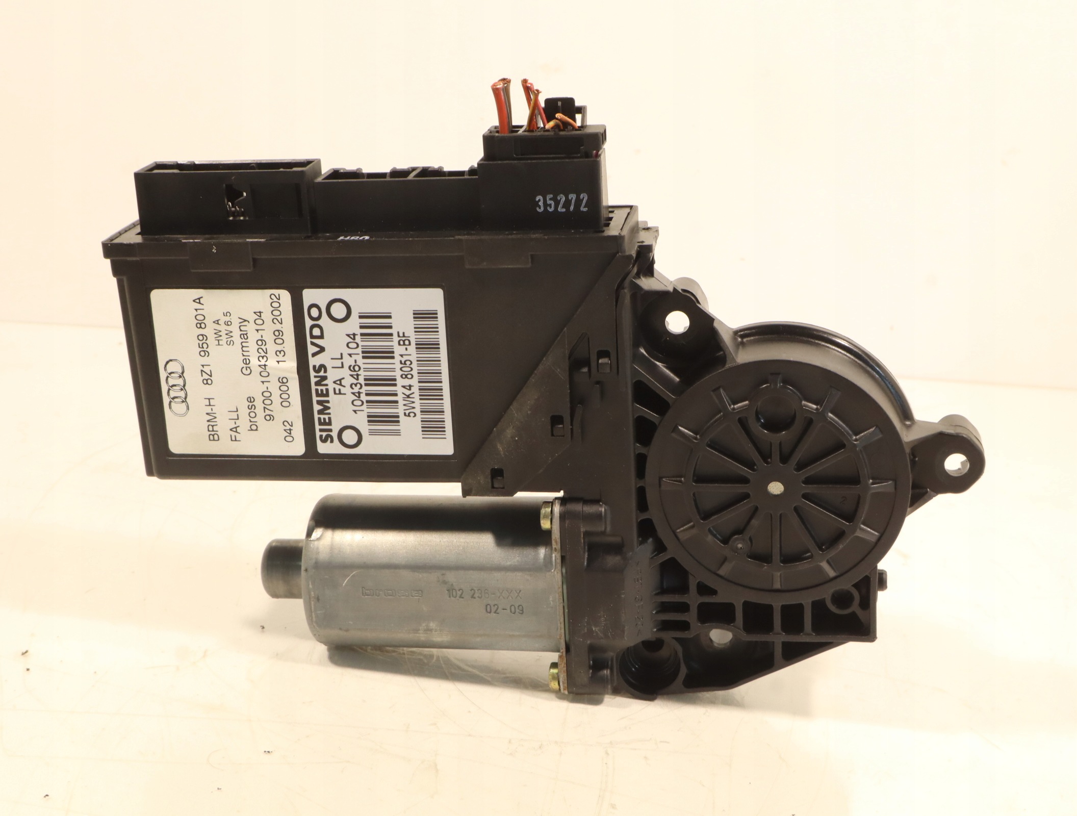 Motor de Vidro Dianteiro Esquerdo Audi A2 8Z1959801A image 4