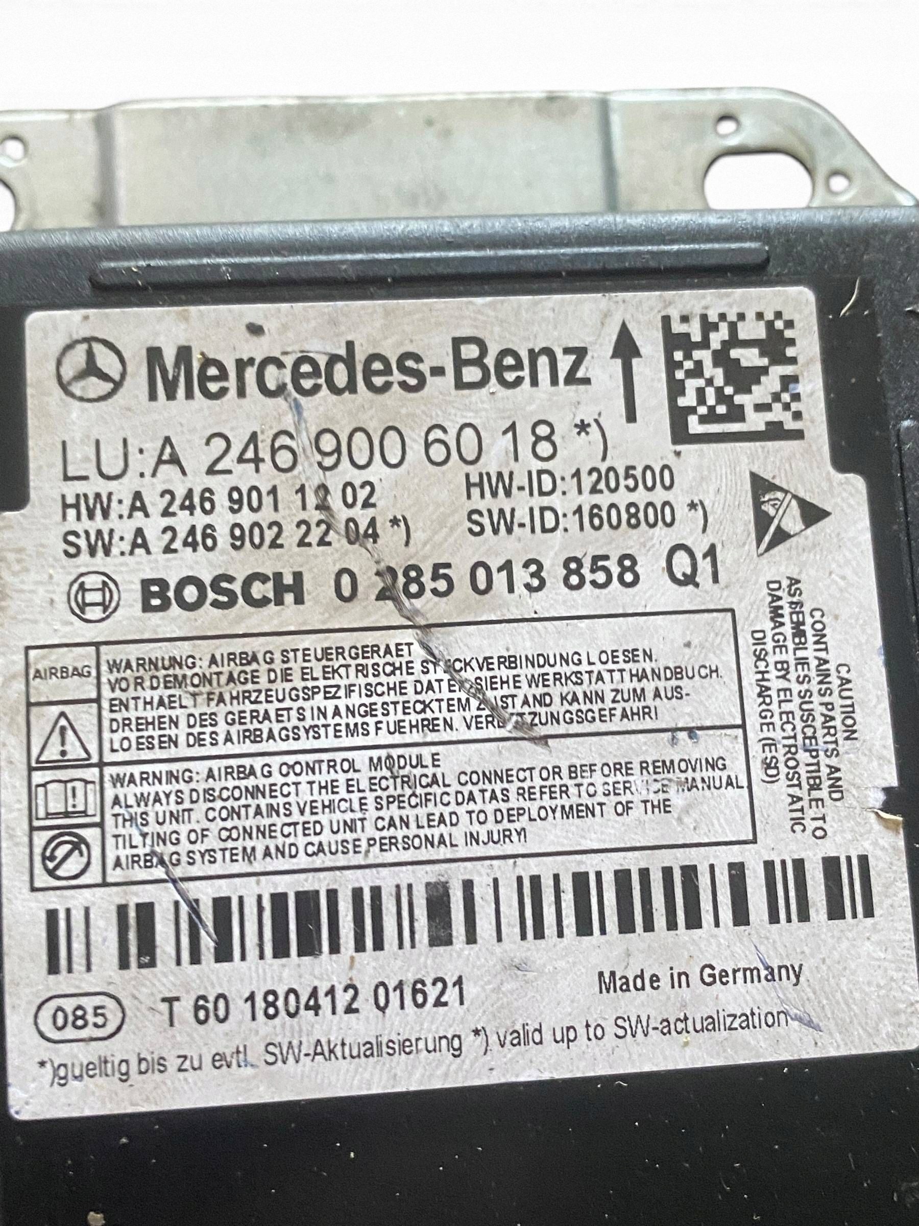 Mercedes B W246 W242 Airbagmodule A2469006018XX image 3