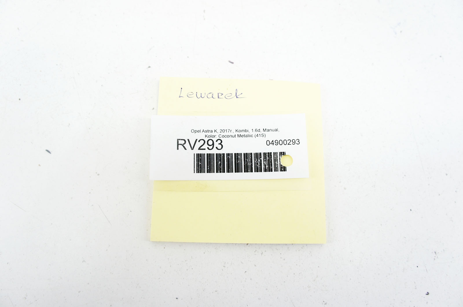 Opel Astra K V Trunk Insert Key Jack Hook RV293 image 4
