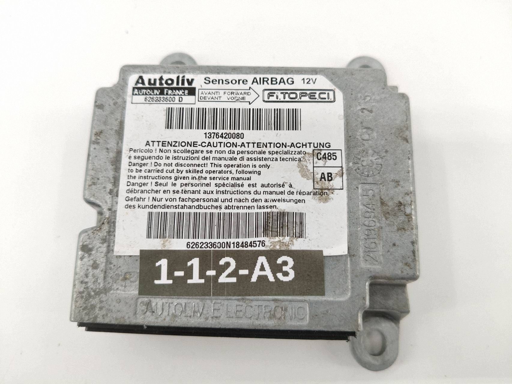 Module Airbag Peugeot Bipper 1376420080 image 3